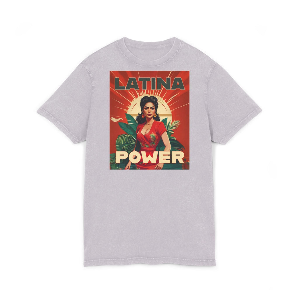 Latina Power Acid Washed Tee | Vintage Inspired Graphic Tee, Women's Empowerment Shirt, Legalize It Fashion, Gift for Her - Metamorphosis Creations