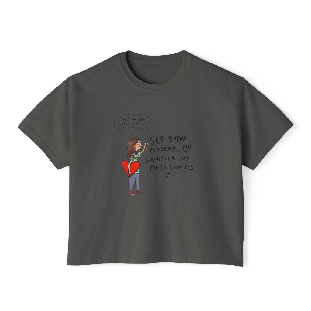 Let your outfit reflect your inner peace. Heartfelt Inspirational Women's Boxy Tee, Casual T-Shirt, Gift for Her, Empowering Top, Everyday Wear, Self - Love Vibes - Metamorphosis Creations