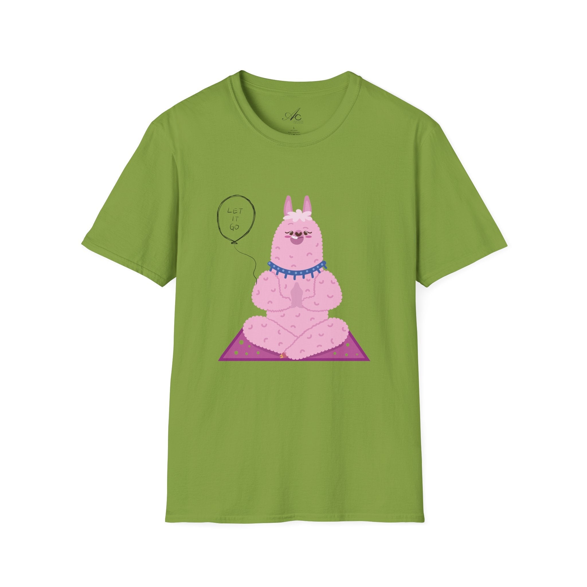 ✨ Let your outfit reflect your inner peace. Meditating Bunny T-Shirt, Softstyle Tee for Relaxation, Chill Vibes Apparel, Perfect Gift for Yoga Lovers, Cute Animal Graphic Tee - Metamorphosis Creations