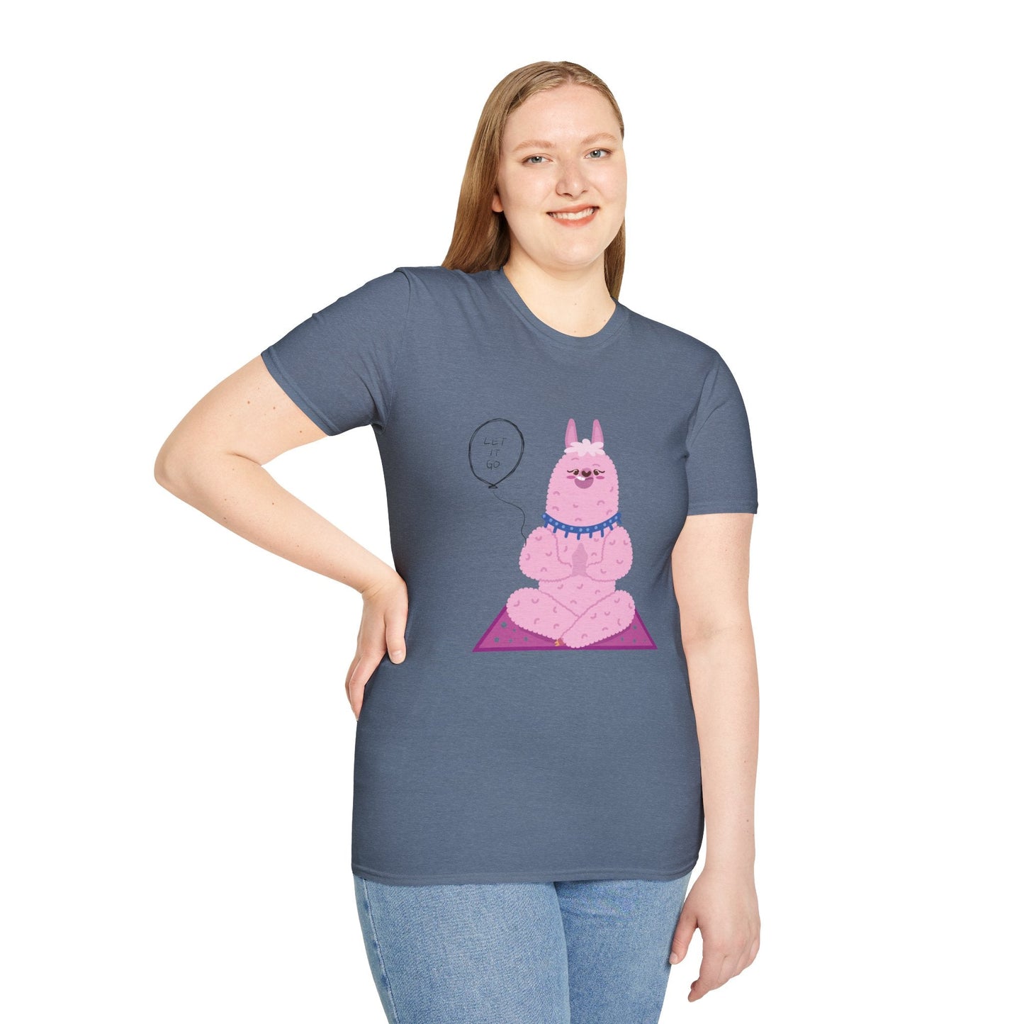 ✨ Let your outfit reflect your inner peace. Meditating Bunny T-Shirt, Softstyle Tee for Relaxation, Chill Vibes Apparel, Perfect Gift for Yoga Lovers, Cute Animal Graphic Tee - Metamorphosis Creations