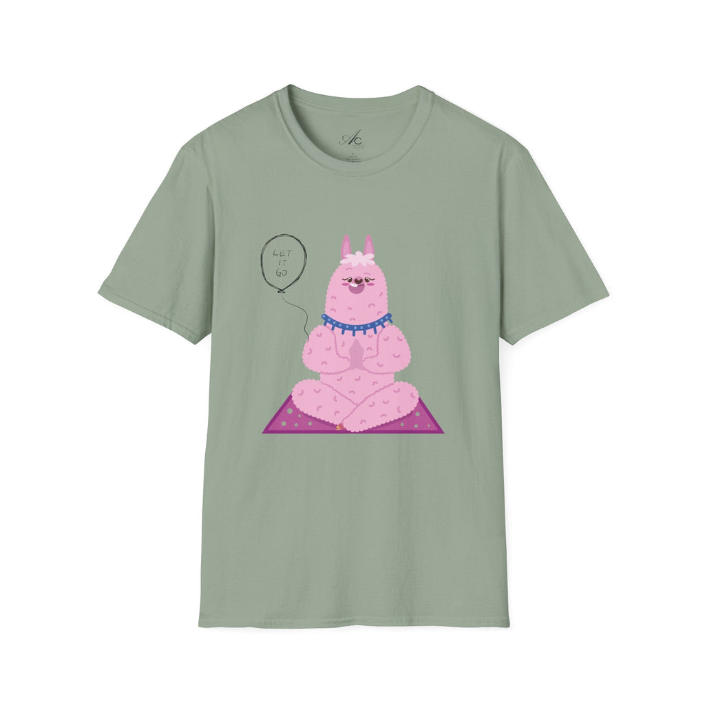 ✨ Let your outfit reflect your inner peace. Meditating Bunny T-Shirt, Softstyle Tee for Relaxation, Chill Vibes Apparel, Perfect Gift for Yoga Lovers, Cute Animal Graphic Tee - Metamorphosis Creations