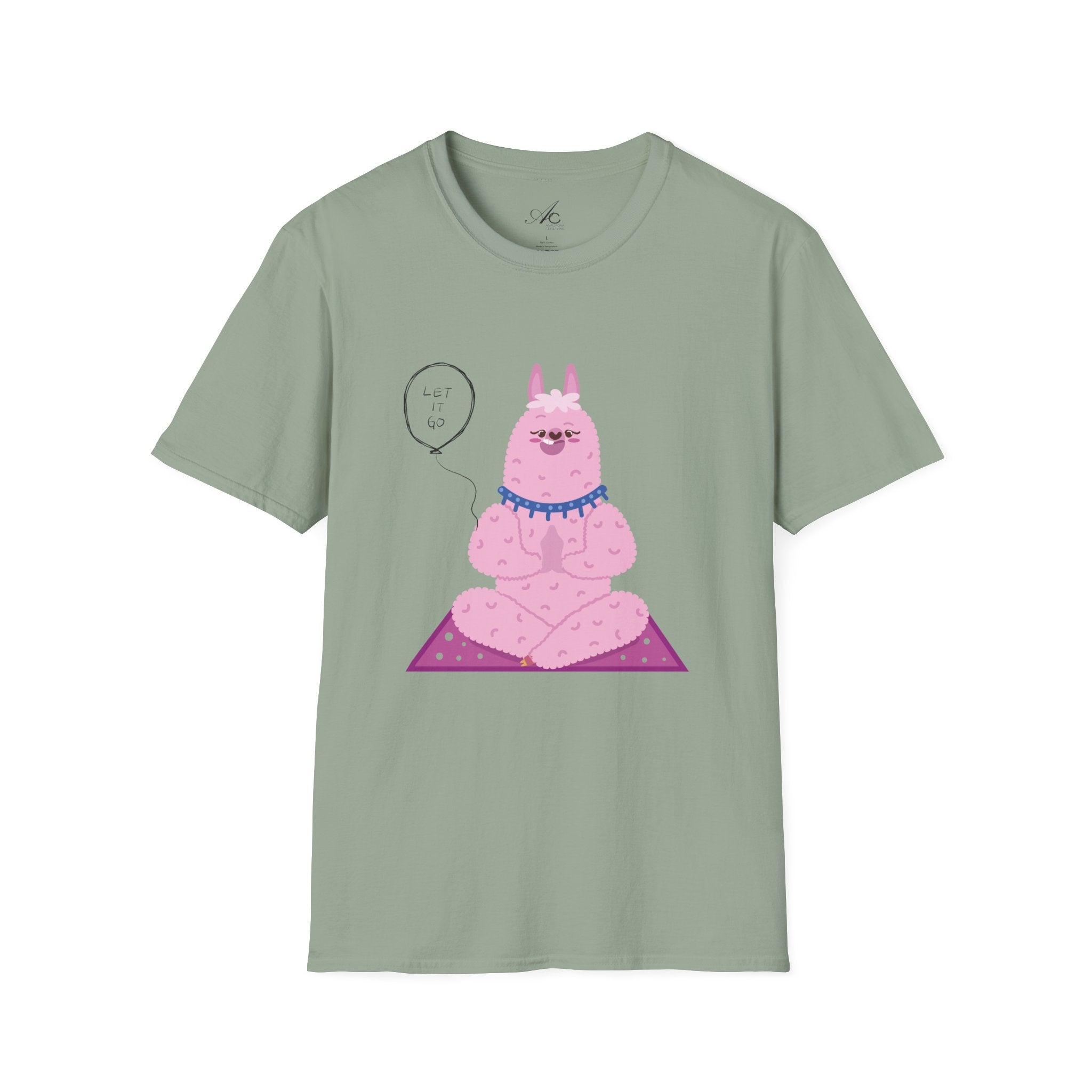 ✨ Let your outfit reflect your inner peace. Meditating Bunny T-Shirt, Softstyle Tee for Relaxation, Chill Vibes Apparel, Perfect Gift for Yoga Lovers, Cute Animal Graphic Tee - Metamorphosis Creations