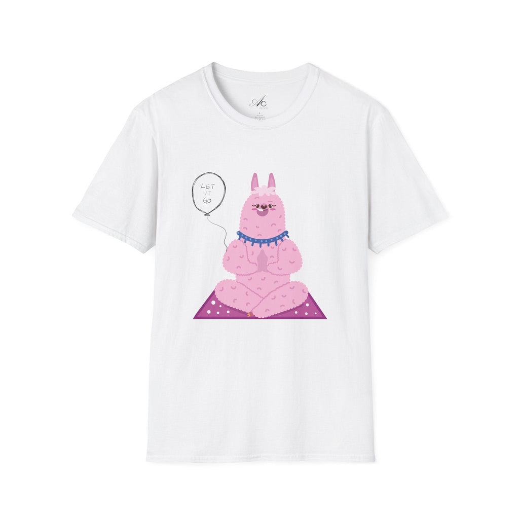 ✨ Let your outfit reflect your inner peace. Meditating Bunny T-Shirt, Softstyle Tee for Relaxation, Chill Vibes Apparel, Perfect Gift for Yoga Lovers, Cute Animal Graphic Tee - Metamorphosis Creations