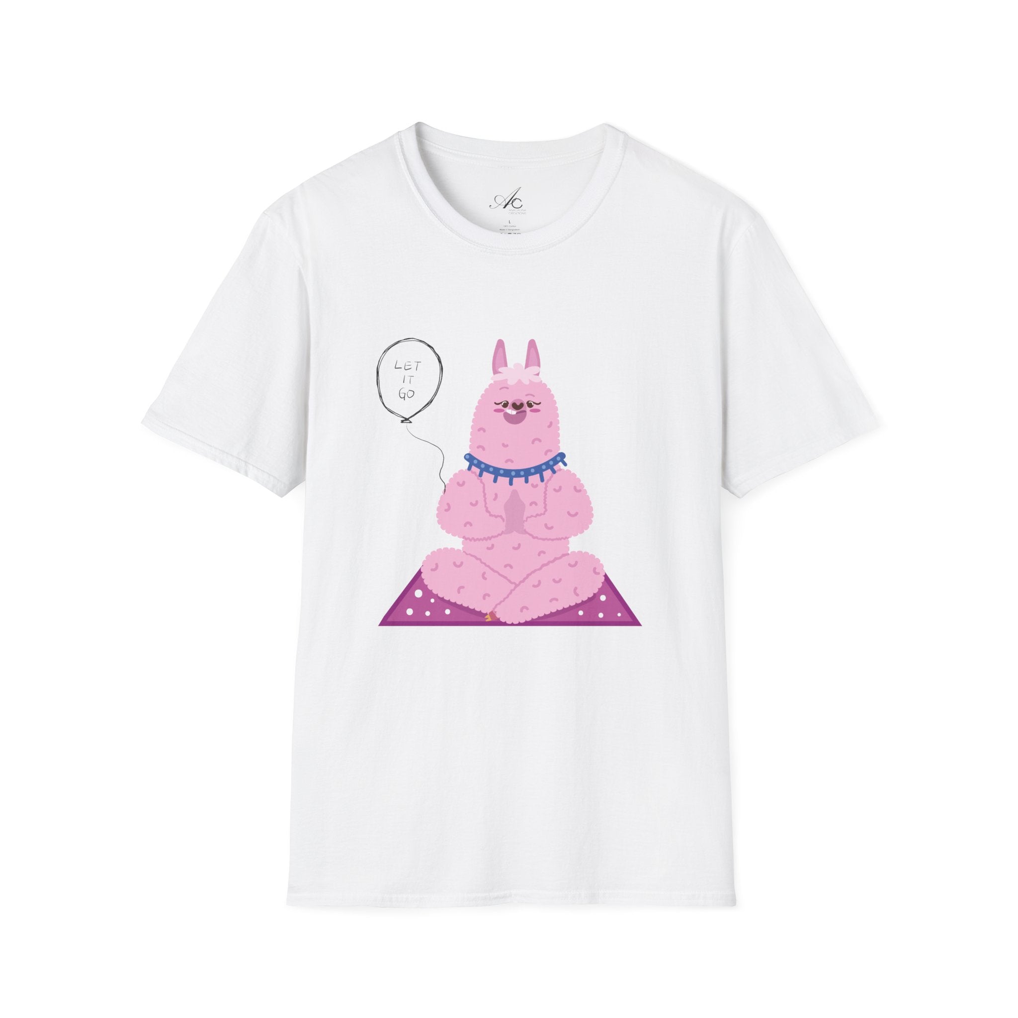 ✨ Let your outfit reflect your inner peace. Meditating Bunny T-Shirt, Softstyle Tee for Relaxation, Chill Vibes Apparel, Perfect Gift for Yoga Lovers, Cute Animal Graphic Tee - Metamorphosis Creations