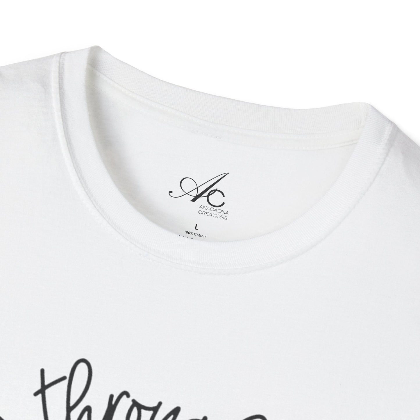 Let your outfit reflect your inner peace.Floral Inspirational T-Shirt - Unisex Softstyle Tee, Motivational Gift, Casual Wear, Floral Quote Shirt, Everyday Comfort, Thoughtful [...] - Metamorphosis Creations