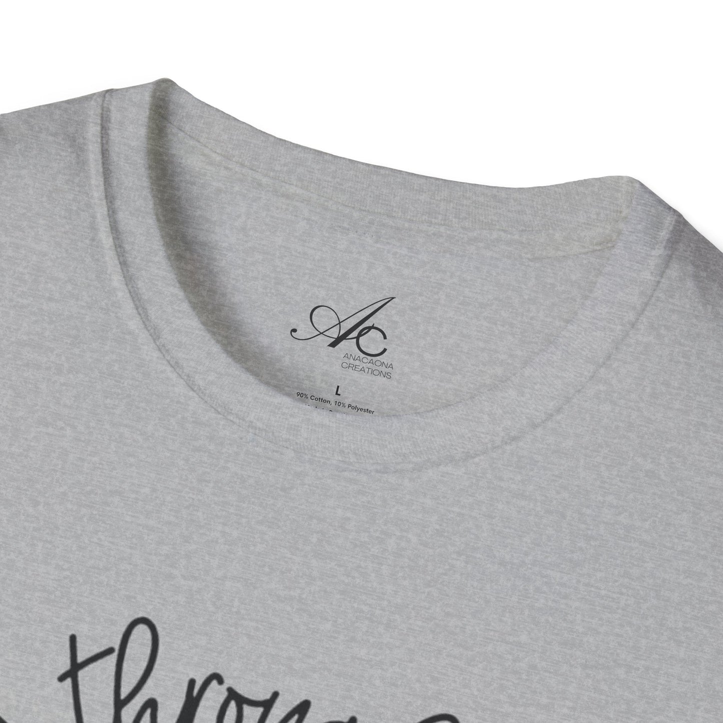 Let your outfit reflect your inner peace.Floral Inspirational T-Shirt - Unisex Softstyle Tee, Motivational Gift, Casual Wear, Floral Quote Shirt, Everyday Comfort, Thoughtful [...] - Metamorphosis Creations