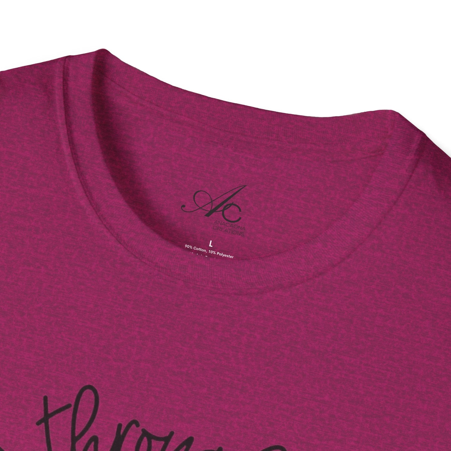 Let your outfit reflect your inner peace.Floral Inspirational T-Shirt - Unisex Softstyle Tee, Motivational Gift, Casual Wear, Floral Quote Shirt, Everyday Comfort, Thoughtful [...] - Metamorphosis Creations