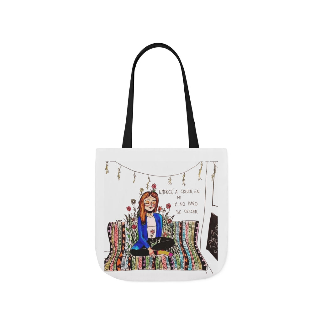Lleva inspiración contigo a donde vayas Bohemian Style Canvas Tote Bag, Inspirational Art, Ideal for Gifts, Eco - Friendly Shopping, Beach Days, Travel Adventures - Metamorphosis Creations