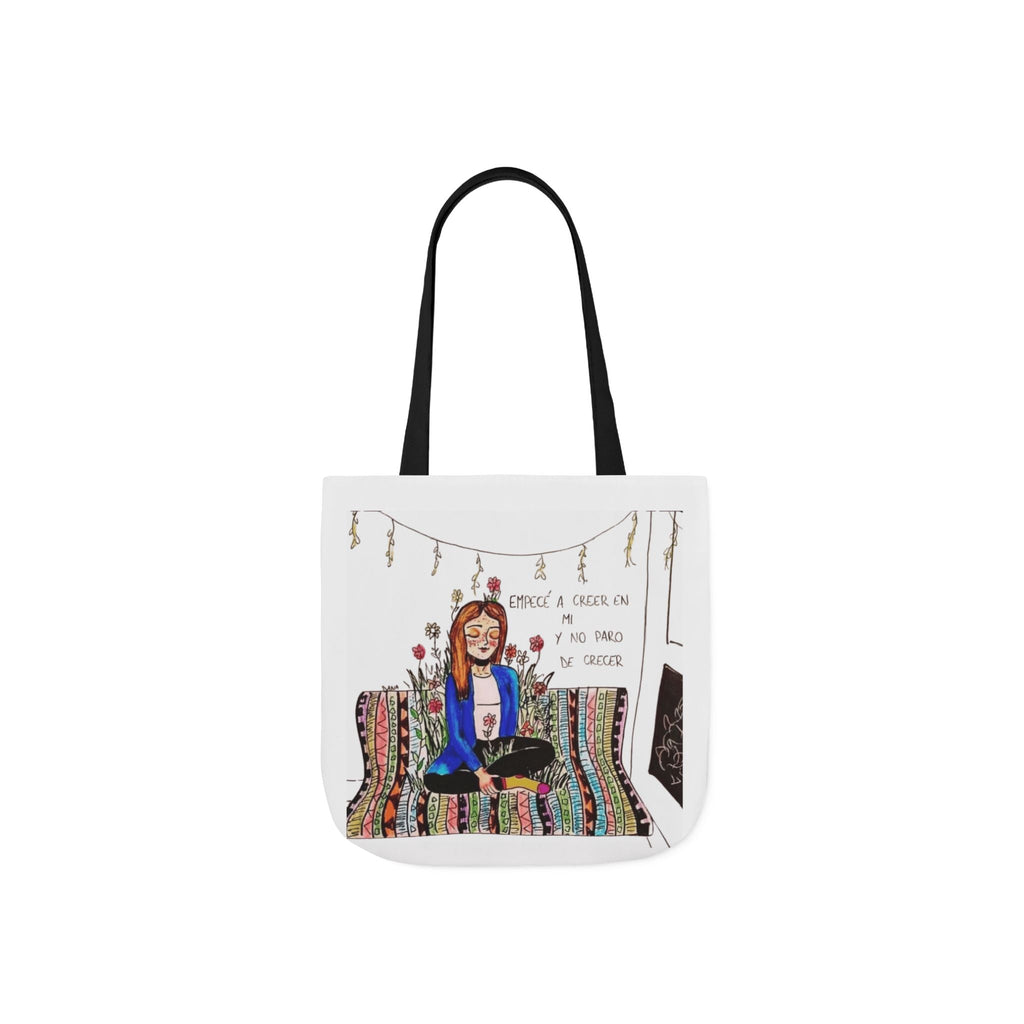 Lleva inspiración contigo a donde vayas Bohemian Style Canvas Tote Bag, Inspirational Art, Ideal for Gifts, Eco - Friendly Shopping, Beach Days, Travel Adventures - Metamorphosis Creations