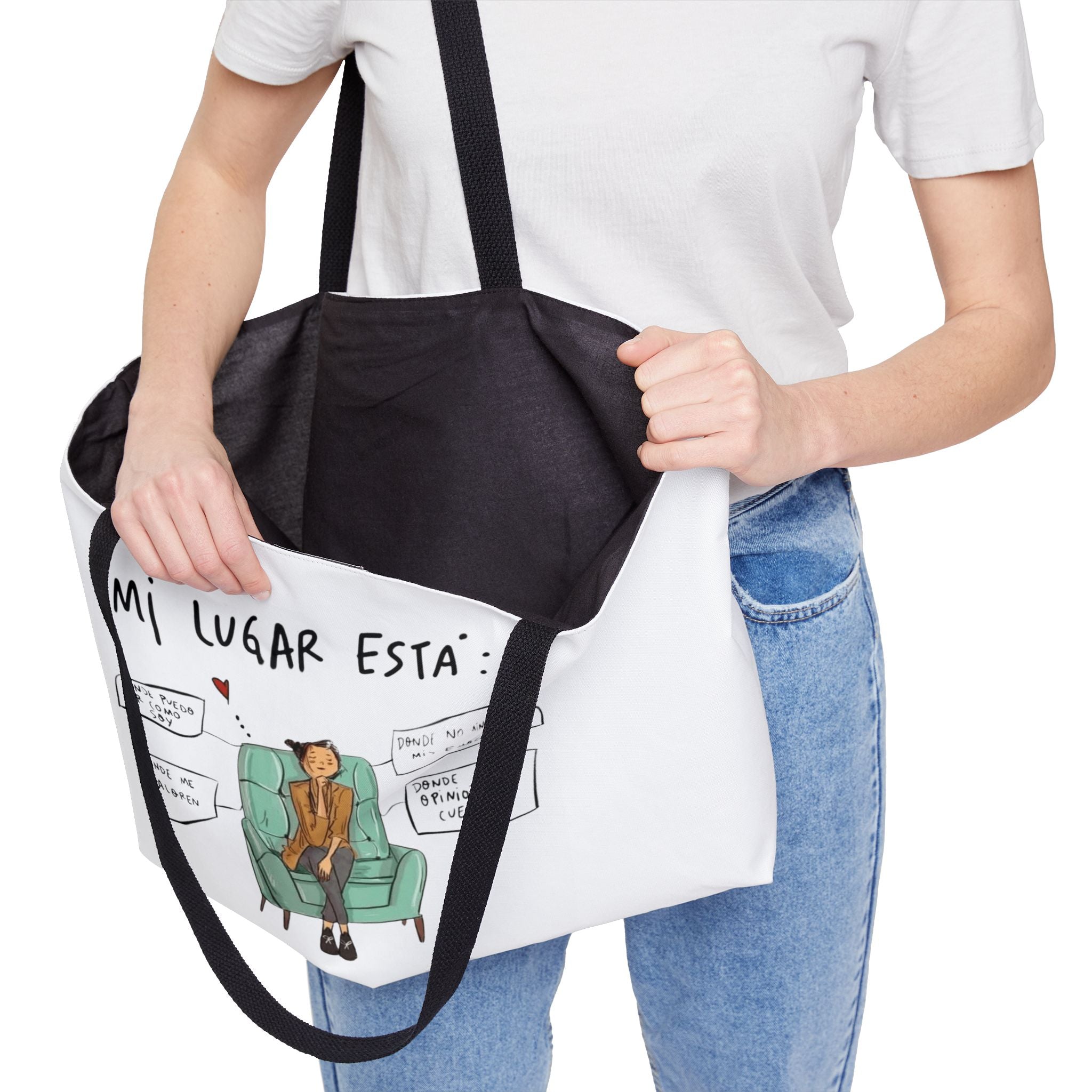 Lleva inspiración contigo a donde vayas Cozy Vibes Weekender Tote Bag | Perfect for Travel, Gifts, Beach Trips, or Everyday Use | Art - Inspired Carryall - Metamorphosis Creations
