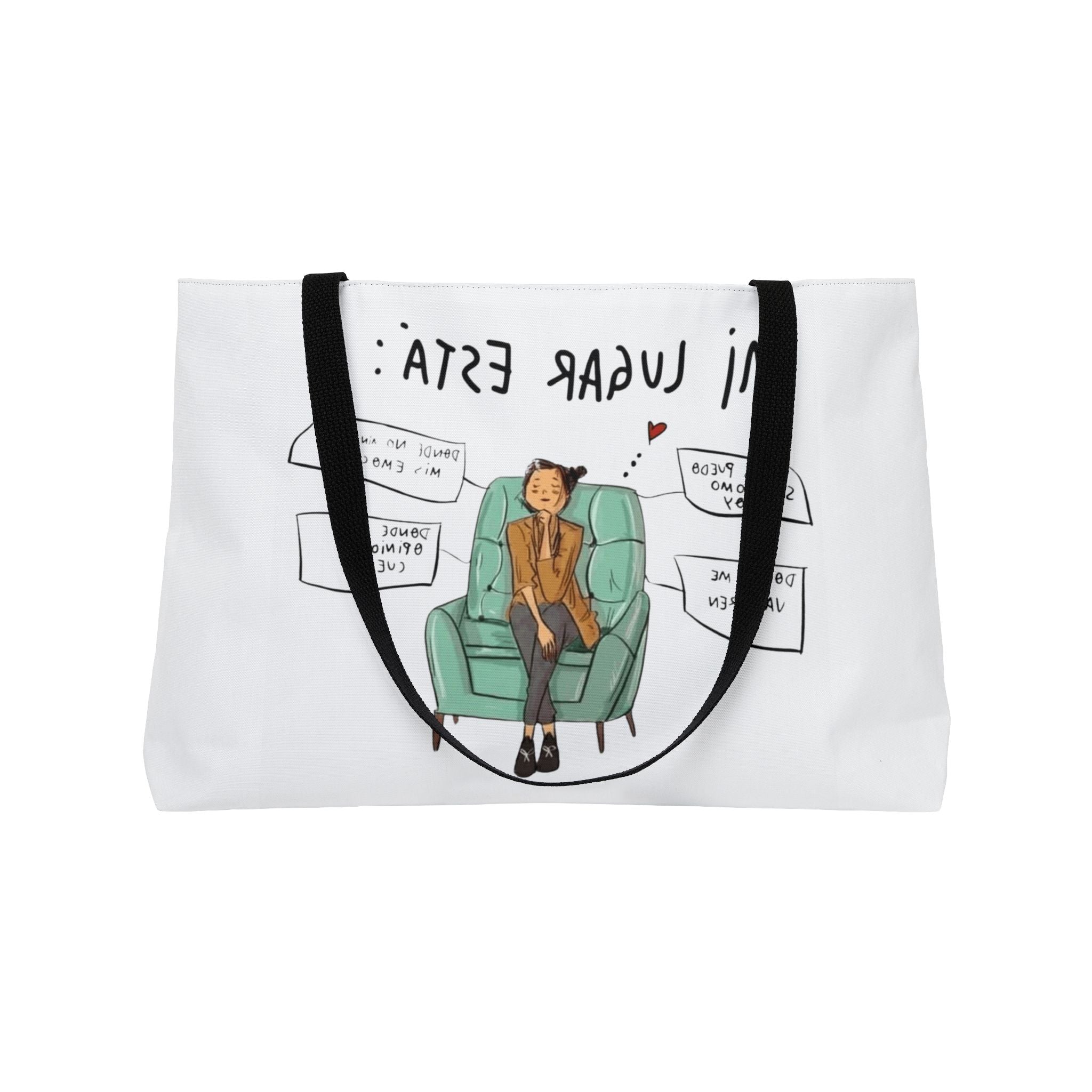 Lleva inspiración contigo a donde vayas Cozy Vibes Weekender Tote Bag | Perfect for Travel, Gifts, Beach Trips, or Everyday Use | Art - Inspired Carryall - Metamorphosis Creations