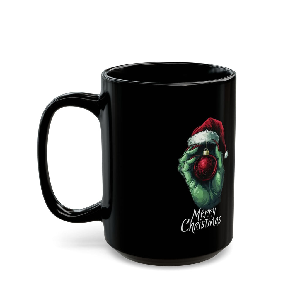 Merry Christmas Grinch Mug, Funny Holiday Coffee Cup, Festive Gifts for Him/Her, Stocking Stuffers, Winter Hot Chocolate Mug - Metamorphosis Creations