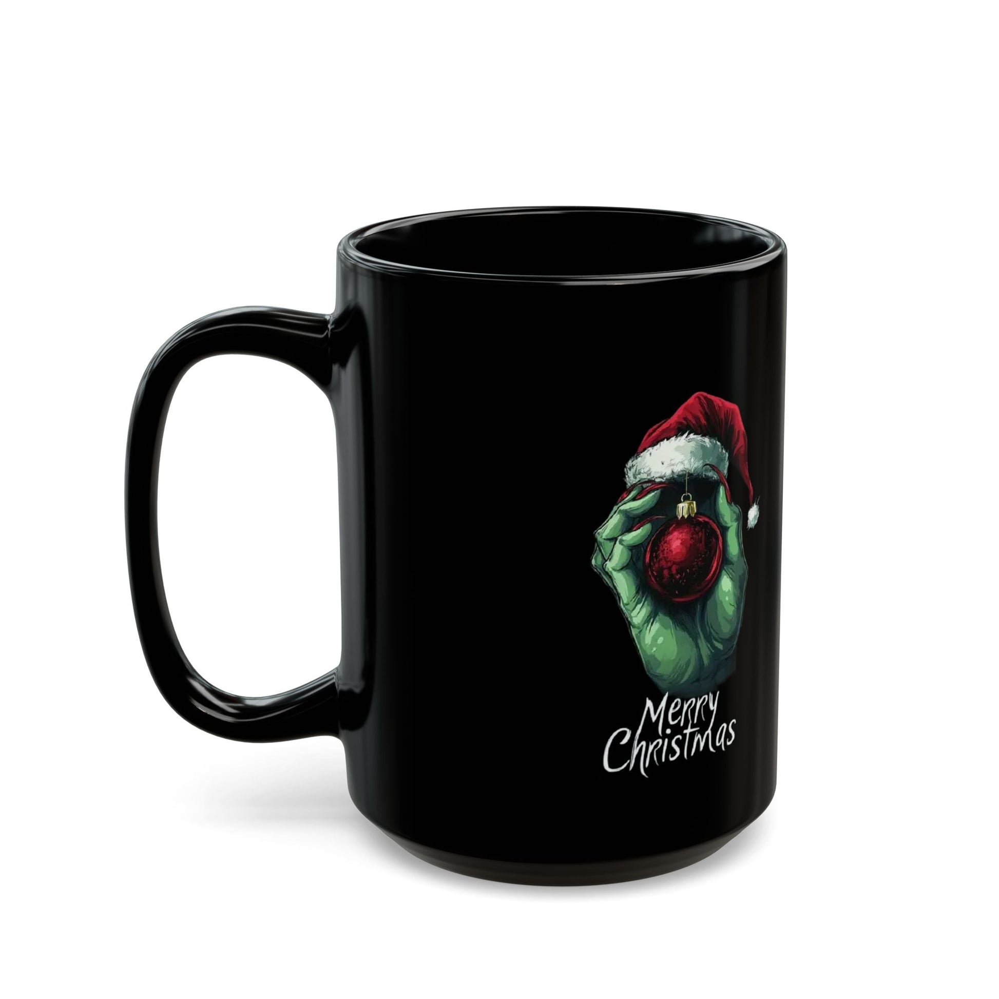 Merry Christmas Grinch Mug, Funny Holiday Coffee Cup, Festive Gifts for Him/Her, Stocking Stuffers, Winter Hot Chocolate Mug - Metamorphosis Creations