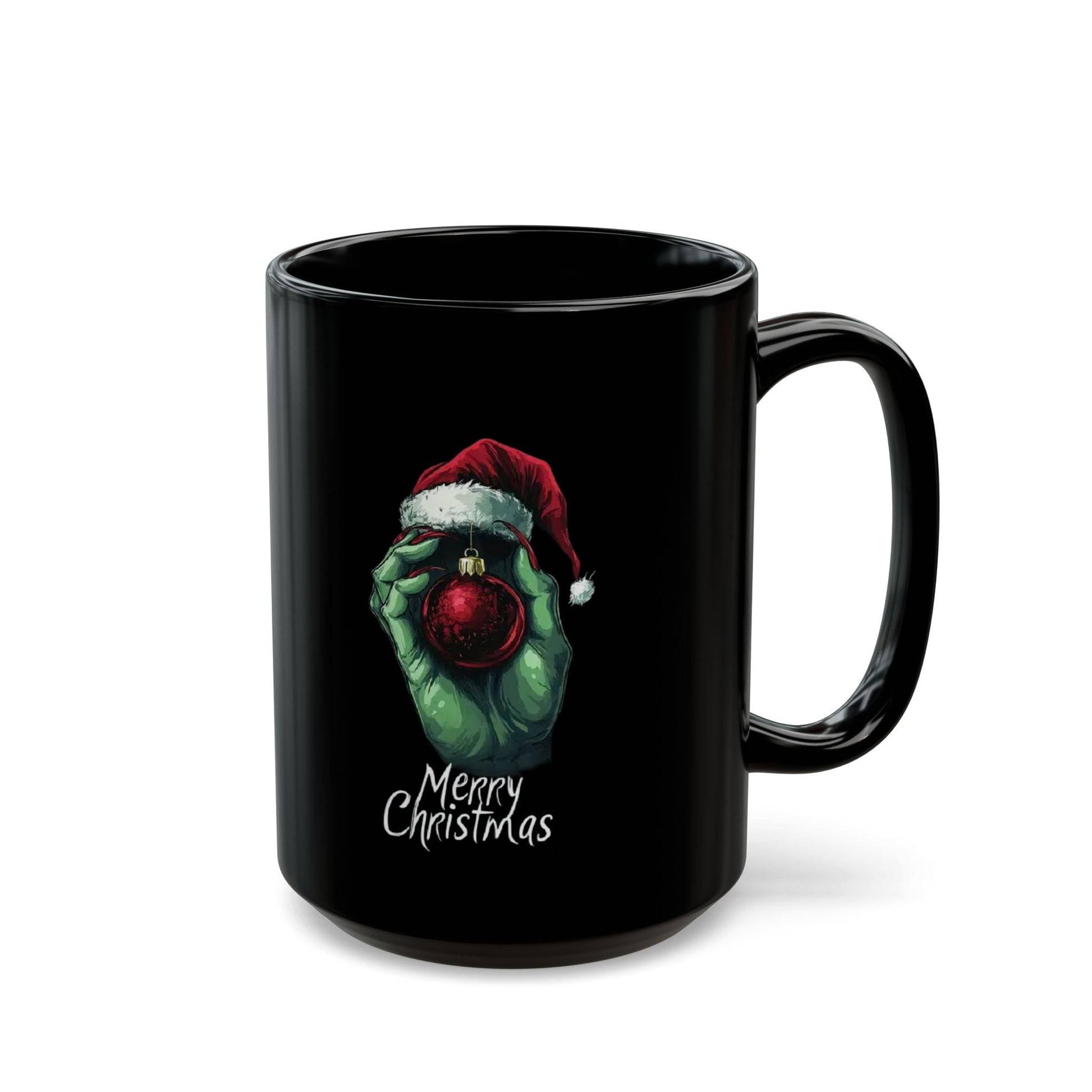 Merry Christmas Grinch Mug, Funny Holiday Coffee Cup, Festive Gifts for Him/Her, Stocking Stuffers, Winter Hot Chocolate Mug - Metamorphosis Creations