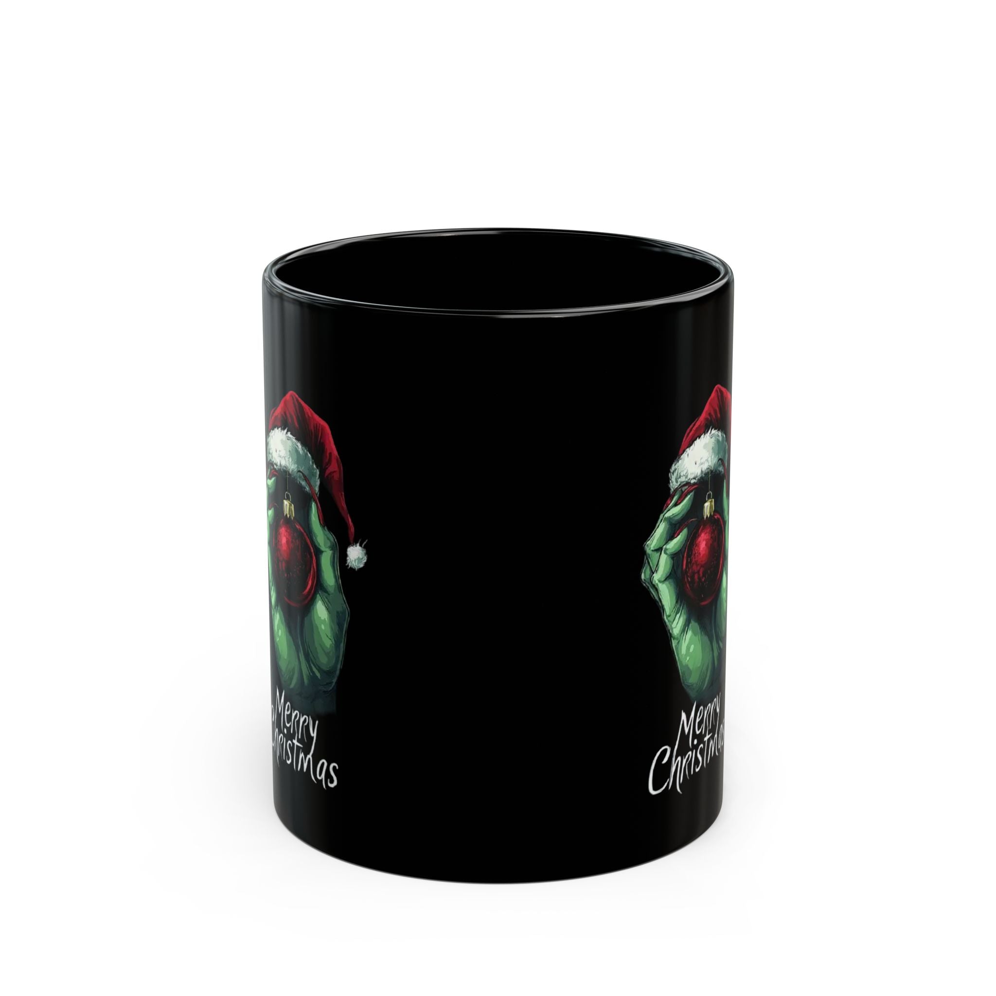 Merry Christmas Grinch Mug, Funny Holiday Coffee Cup, Festive Gifts for Him/Her, Stocking Stuffers, Winter Hot Chocolate Mug - Metamorphosis Creations