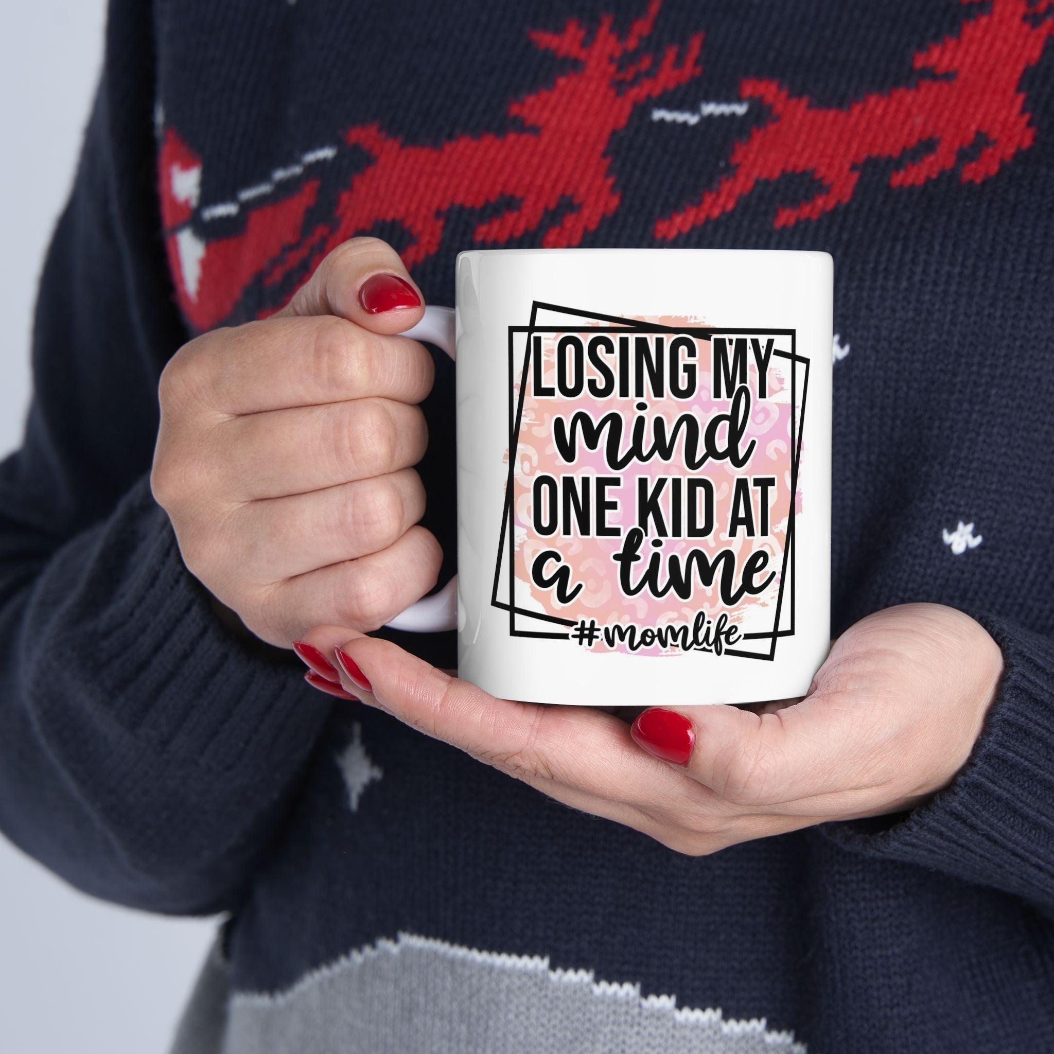 Mindful Moments Ceramic Mug, Coffee Lover Gift, Relaxation Mug, Self - Care Ceramic Cup, Motivational Quote Mug - Metamorphosis Creations