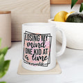 Mindful Moments Ceramic Mug, Coffee Lover Gift, Relaxation Mug, Self - Care Ceramic Cup, Motivational Quote Mug - Metamorphosis Creations