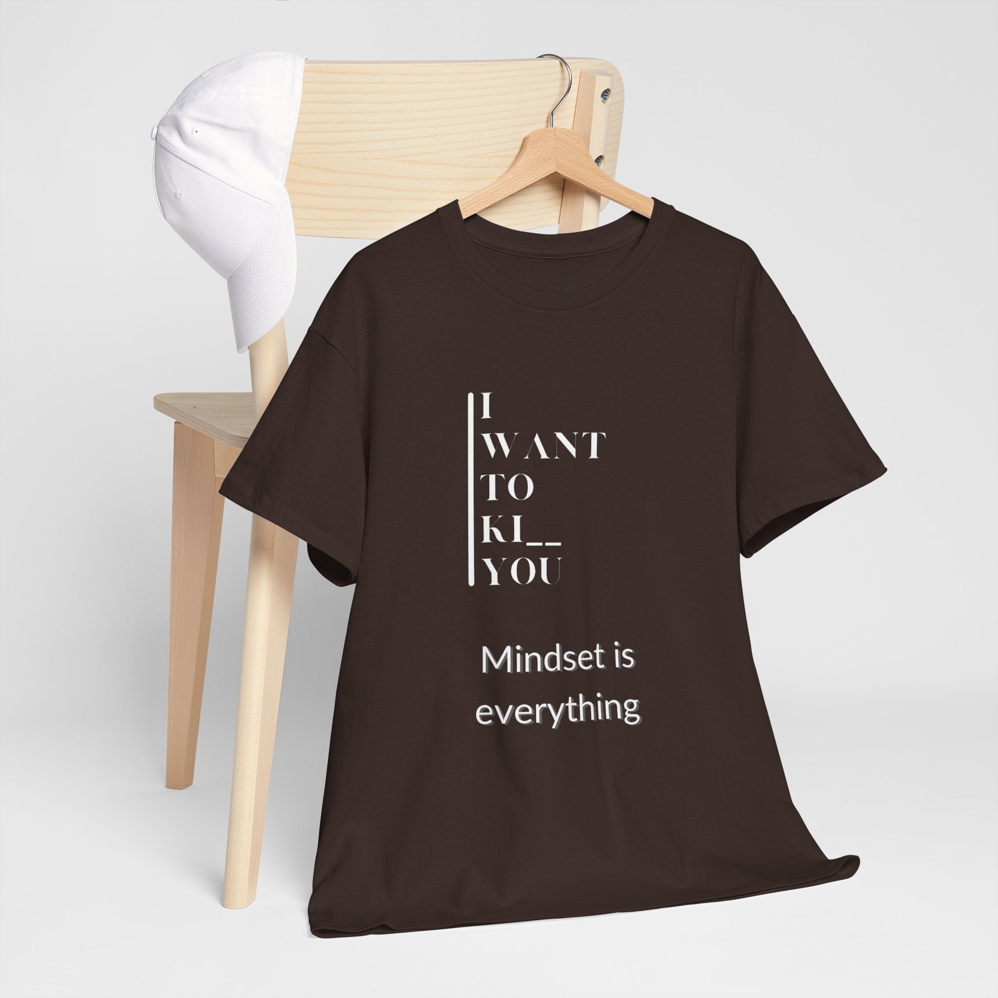 Mindset is Everything Unisex Heavy Cotton Tee, Motivational Shirt, Casual Wear, Gift for Friends, Inspirational Apparel, Everyday Motivation - Metamorphosis Creations