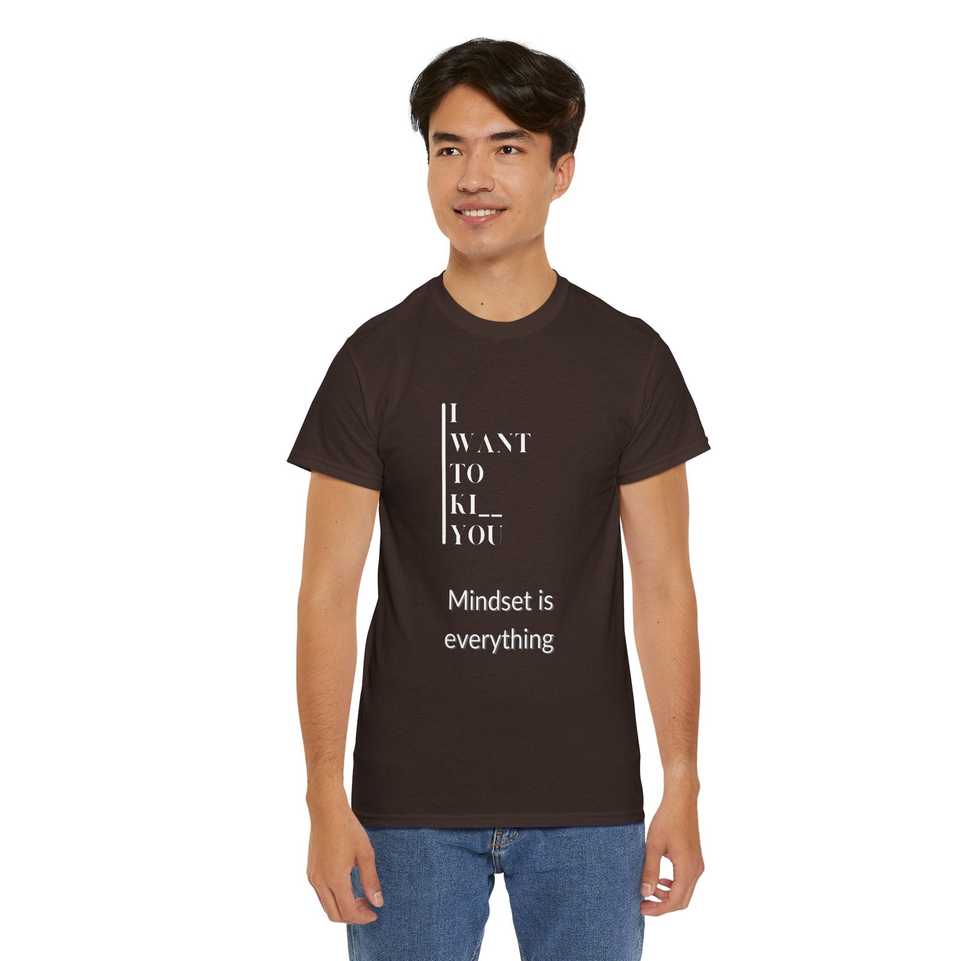 Mindset is Everything Unisex Heavy Cotton Tee, Motivational Shirt, Casual Wear, Gift for Friends, Inspirational Apparel, Everyday Motivation - Metamorphosis Creations
