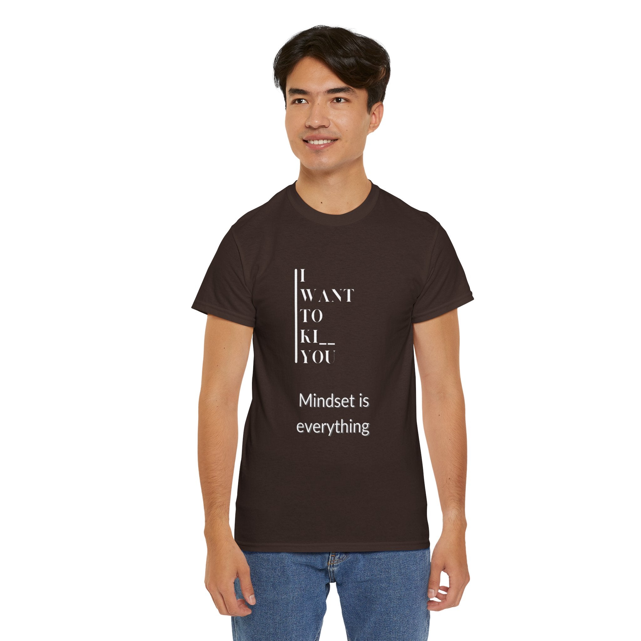 Mindset is Everything Unisex Heavy Cotton Tee, Motivational Shirt, Casual Wear, Gift for Friends, Inspirational Apparel, Everyday Motivation - Metamorphosis Creations