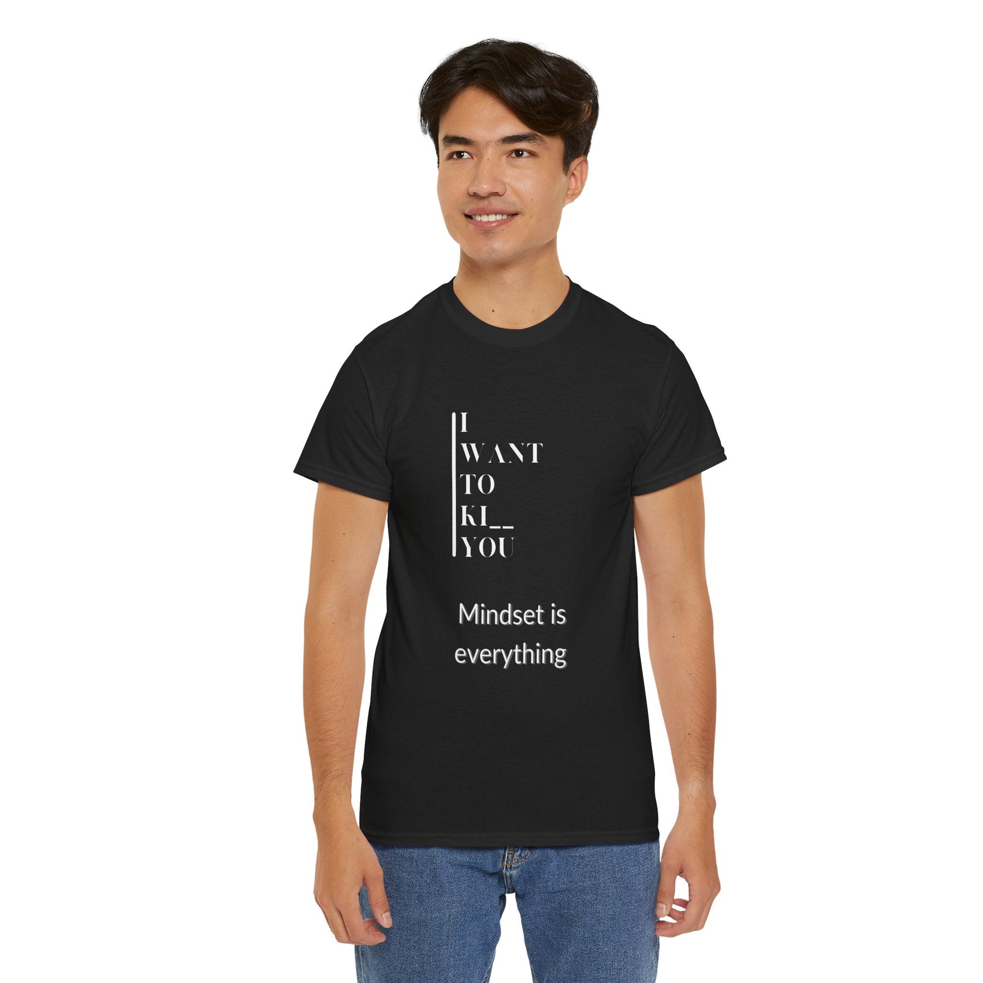 Mindset is Everything Unisex Heavy Cotton Tee, Motivational Shirt, Casual Wear, Gift for Friends, Inspirational Apparel, Everyday Motivation - Metamorphosis Creations