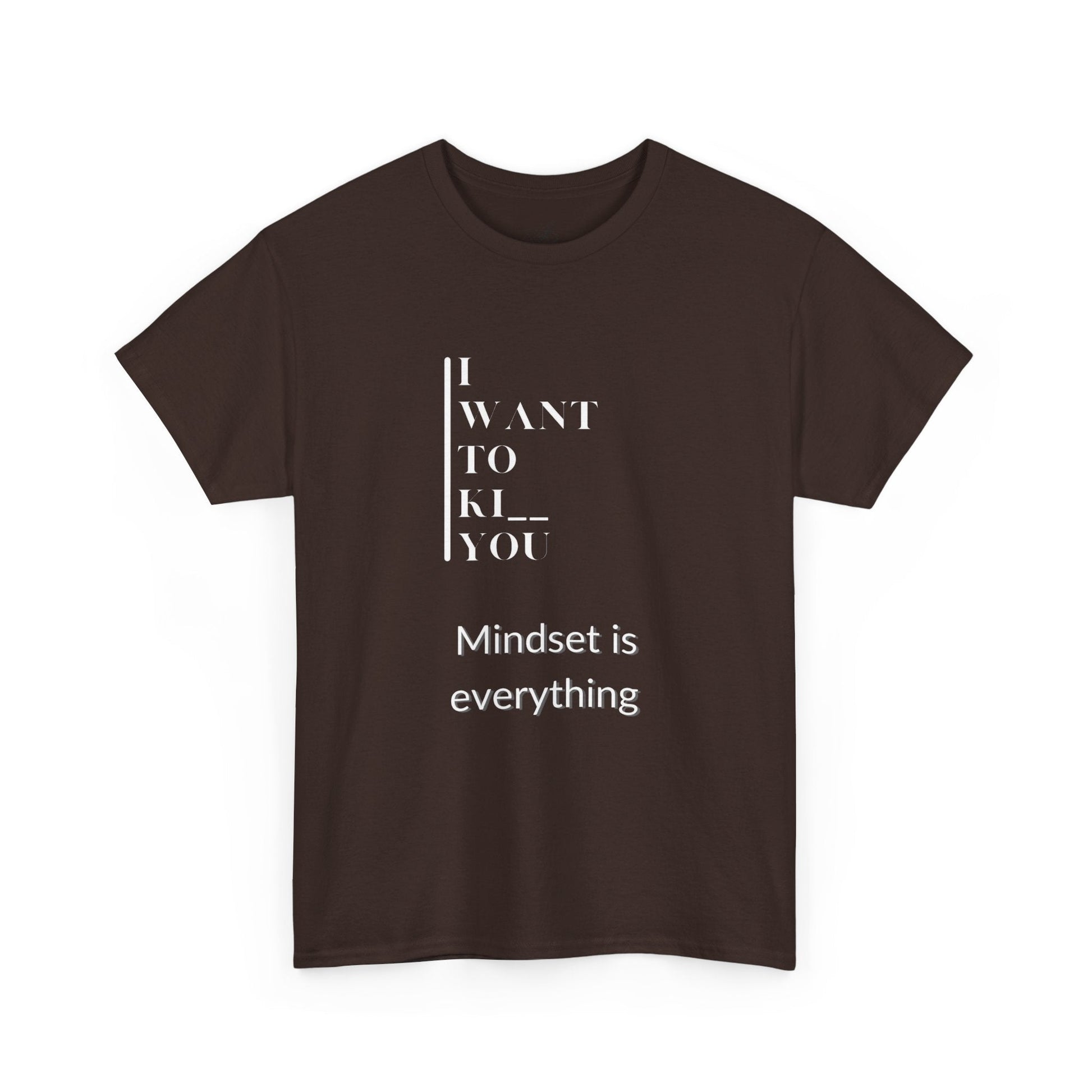Mindset is Everything Unisex Heavy Cotton Tee, Motivational Shirt, Casual Wear, Gift for Friends, Inspirational Apparel, Everyday Motivation - Metamorphosis Creations