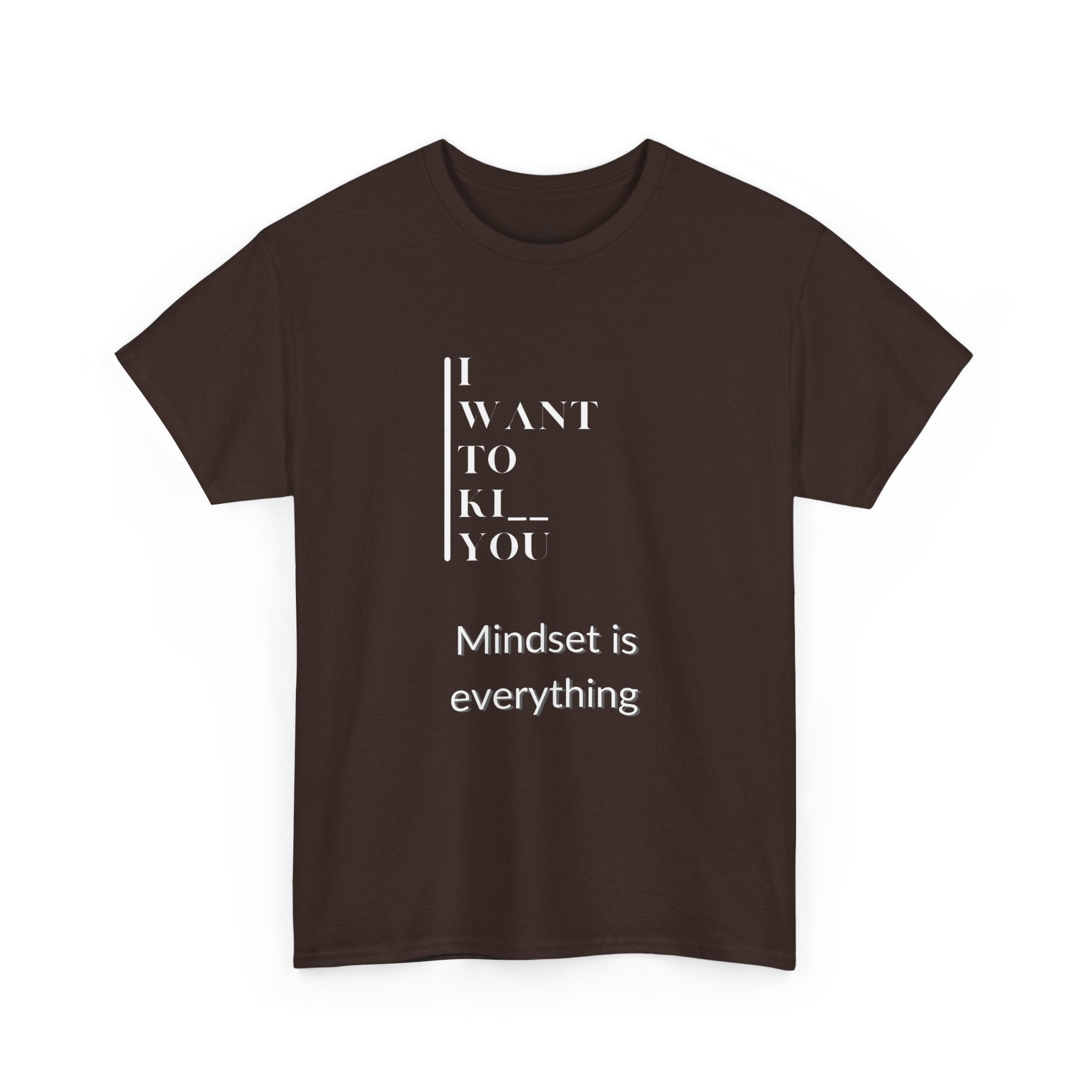 Mindset is Everything Unisex Heavy Cotton Tee, Motivational Shirt, Casual Wear, Gift for Friends, Inspirational Apparel, Everyday Motivation - Metamorphosis Creations