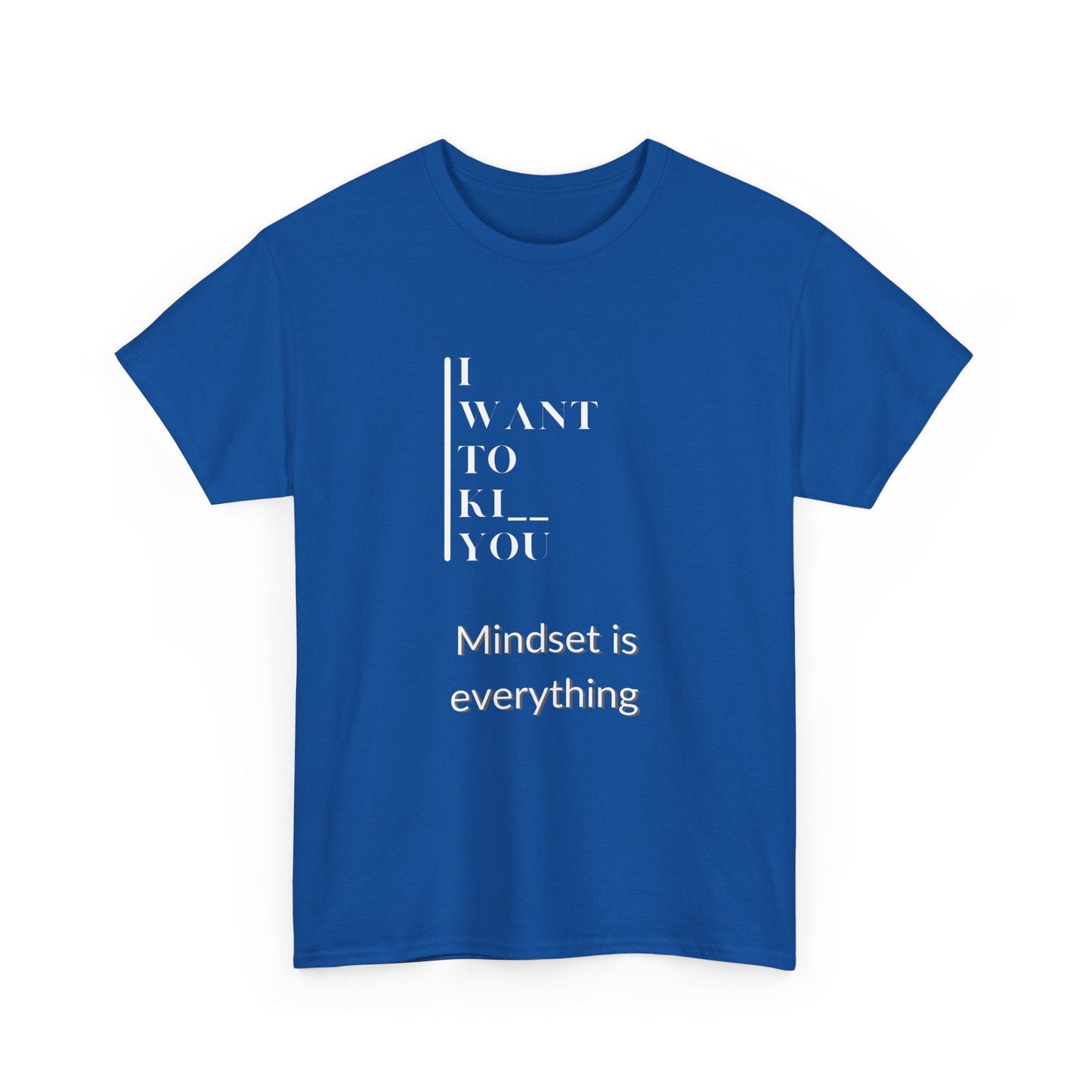 Mindset is Everything Unisex Heavy Cotton Tee | Motivational T-shirt for Personal Growth, Gift for Self - Improvement, Inspirational Apparel - Metamorphosis Creations