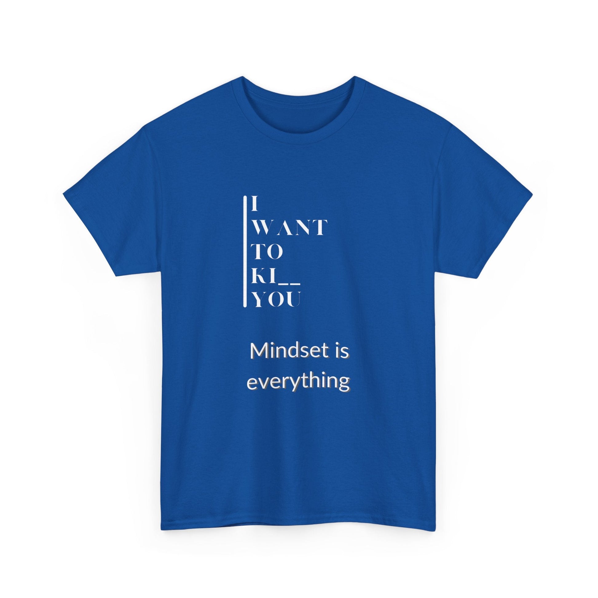 Mindset is Everything Unisex Heavy Cotton Tee | Motivational T-shirt for Personal Growth, Gift for Self - Improvement, Inspirational Apparel - Metamorphosis Creations