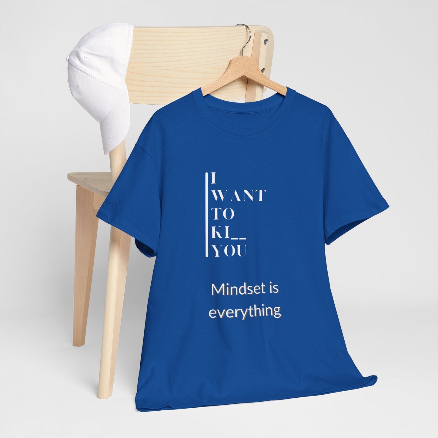 Mindset is Everything Unisex Heavy Cotton Tee | Motivational T-shirt for Personal Growth, Gift for Self - Improvement, Inspirational Apparel - Metamorphosis Creations