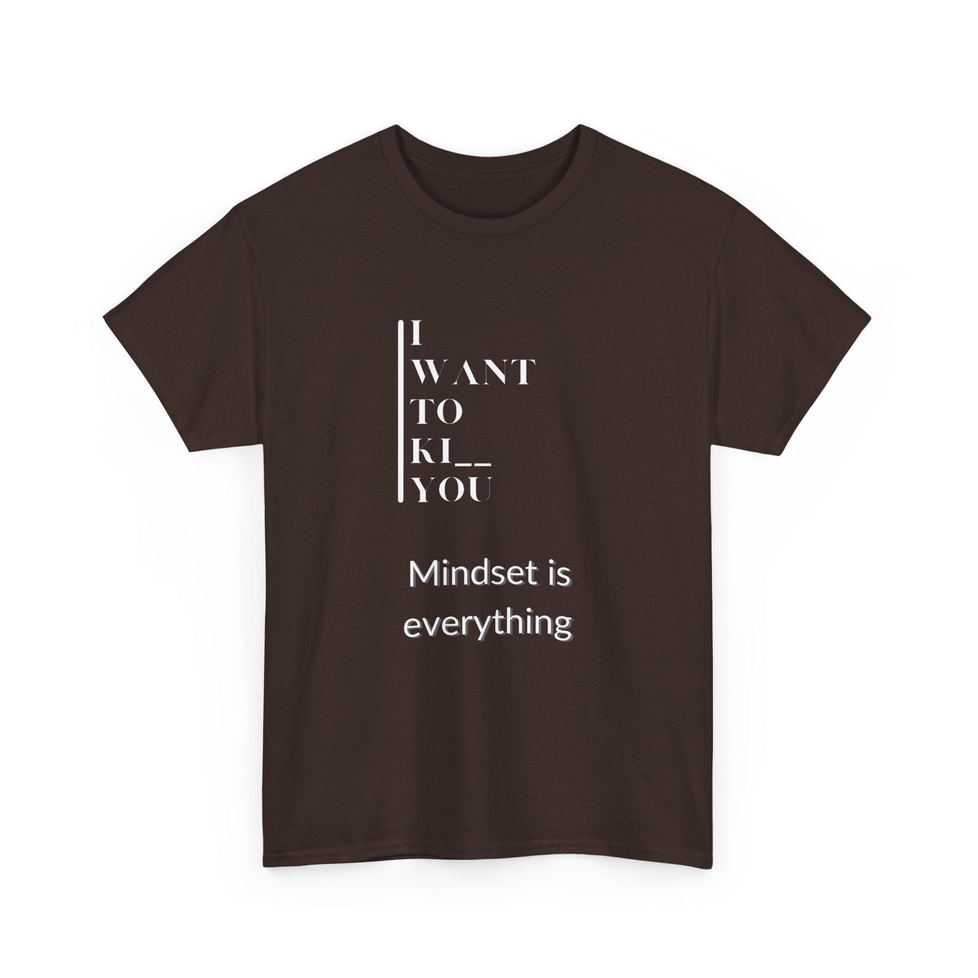 Mindset is Everything Unisex Heavy Cotton Tee | Motivational T-shirt for Personal Growth, Gift for Self - Improvement, Inspirational Apparel - Metamorphosis Creations