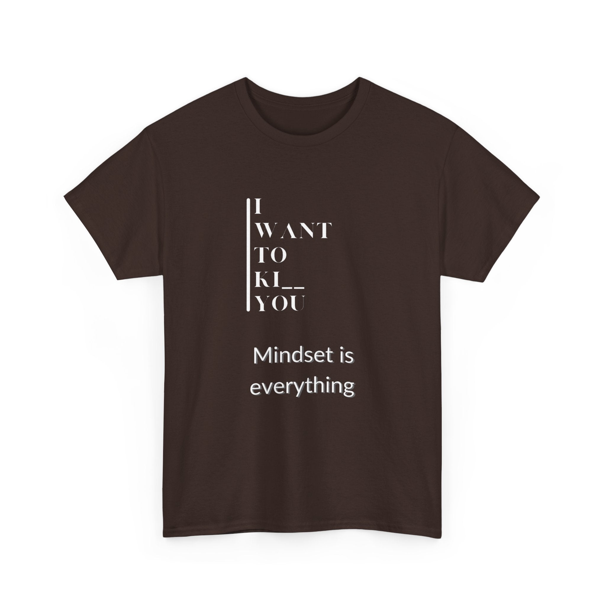 Mindset is Everything Unisex Heavy Cotton Tee | Motivational T-shirt for Personal Growth, Gift for Self - Improvement, Inspirational Apparel - Metamorphosis Creations