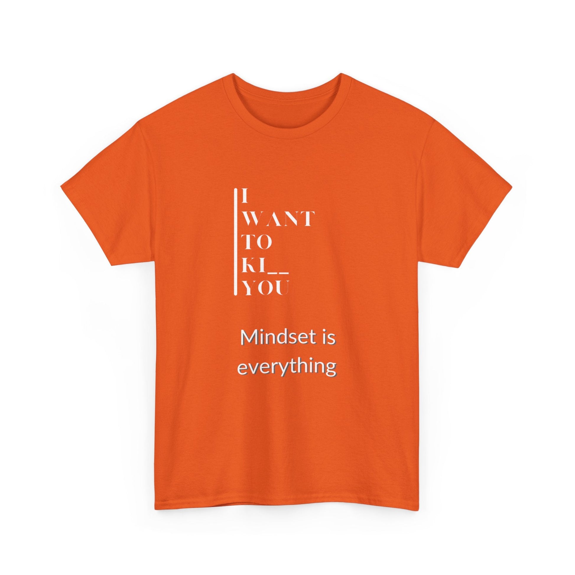 Mindset is Everything Unisex Heavy Cotton Tee | Motivational T-shirt for Personal Growth, Gift for Self - Improvement, Inspirational Apparel - Metamorphosis Creations