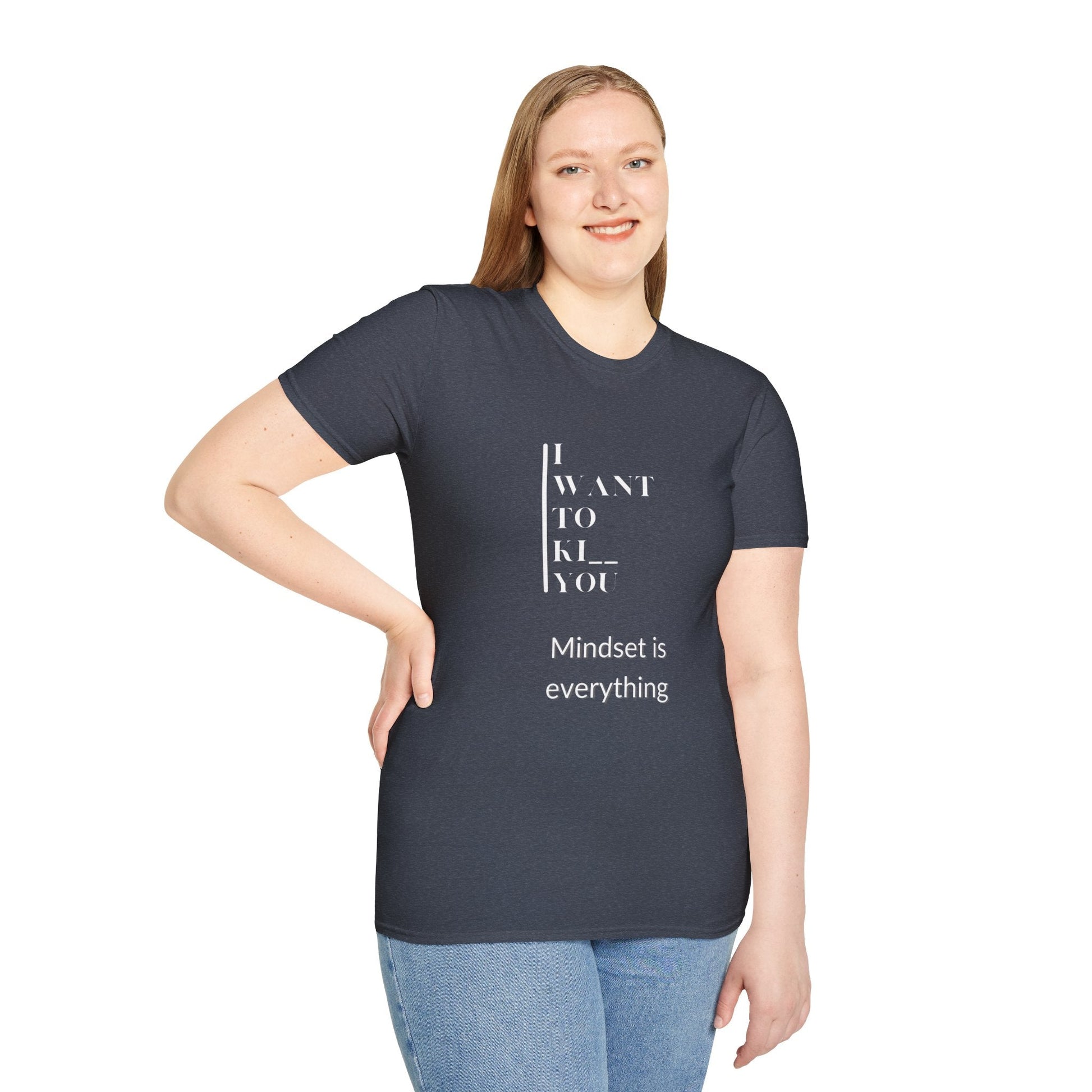 Mindset Motivational T-Shirt, Unisex Graphic Tee, Inspirational Quote Shirt, Daily Affirmation Top, Gift for Mindfulness Enthusiasts - Metamorphosis Creations