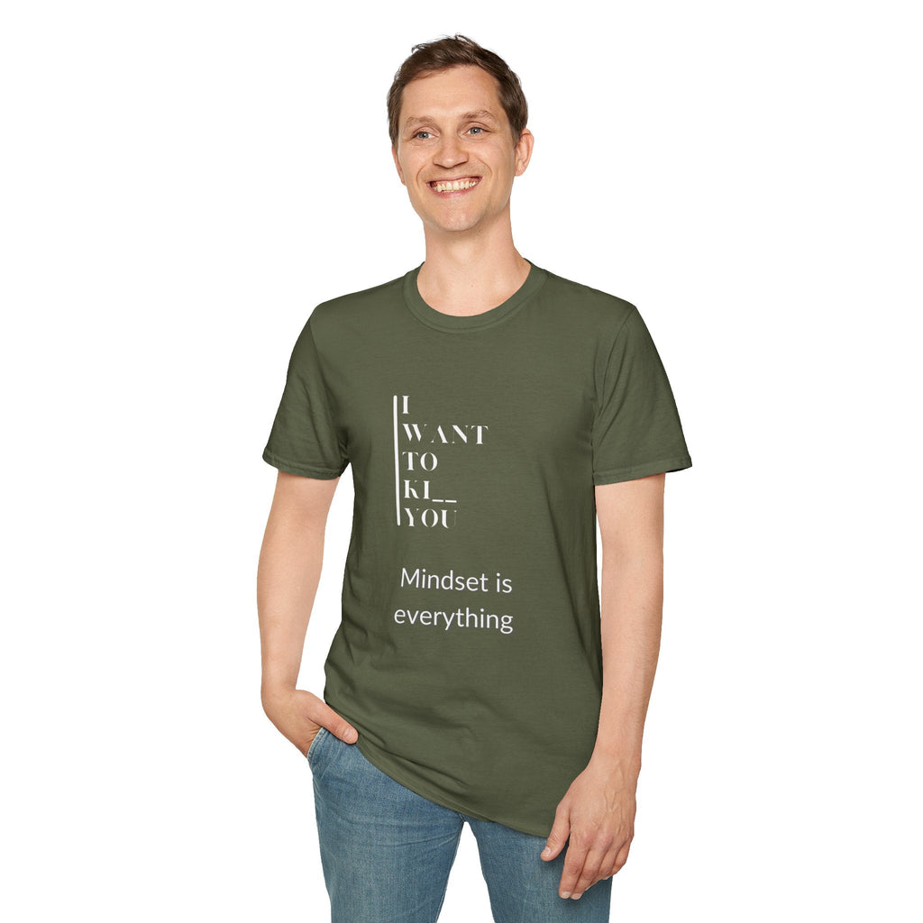 Mindset Motivational T-Shirt, Unisex Graphic Tee, Inspirational Quote Shirt, Daily Affirmation Top, Gift for Mindfulness Enthusiasts - Metamorphosis Creations