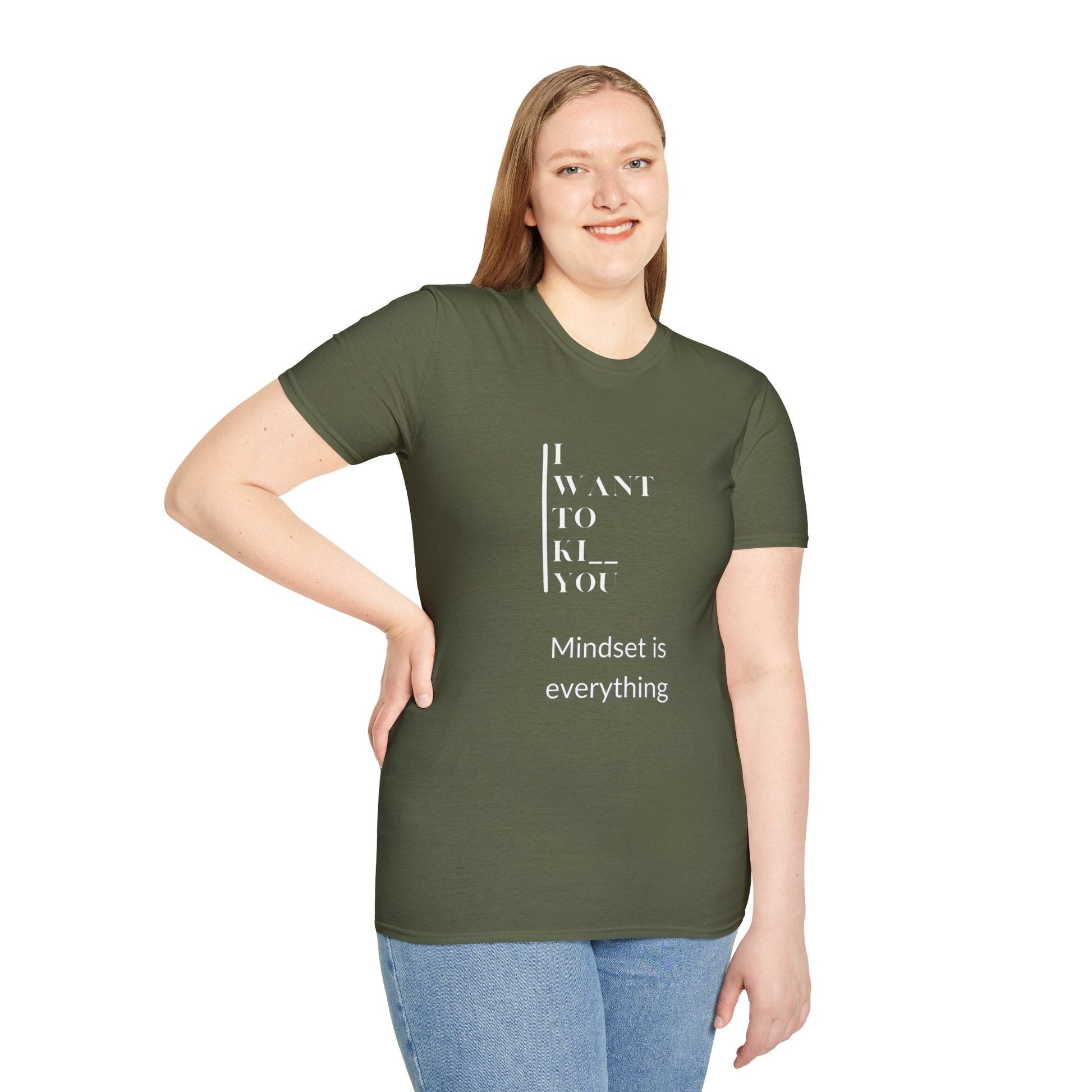 Mindset Motivational T-Shirt, Unisex Graphic Tee, Inspirational Quote Shirt, Daily Affirmation Top, Gift for Mindfulness Enthusiasts - Metamorphosis Creations