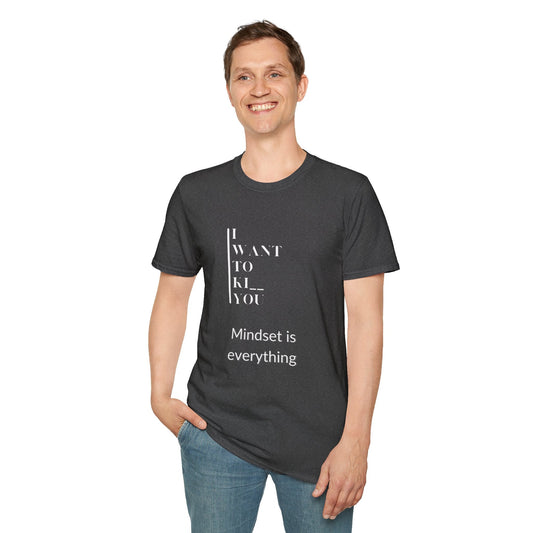 Mindset Motivational T-Shirt, Unisex Graphic Tee, Inspirational Quote Shirt, Daily Affirmation Top, Gift for Mindfulness Enthusiasts - Metamorphosis Creations