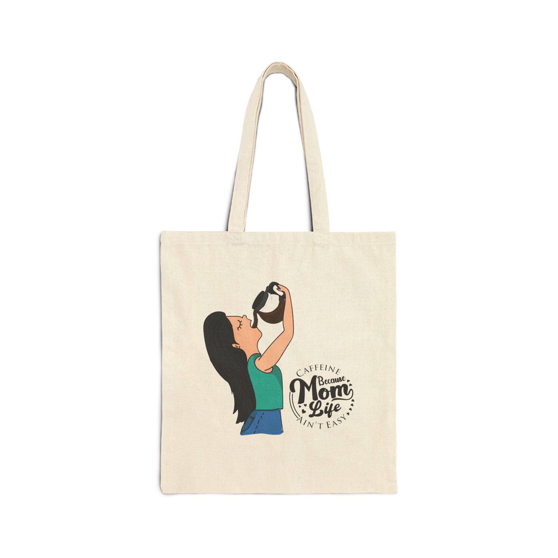 Mom's Everyday Tote: Celebrate Her in Style" Cotton Canvas Tote Bag - Metamorphosis Creations