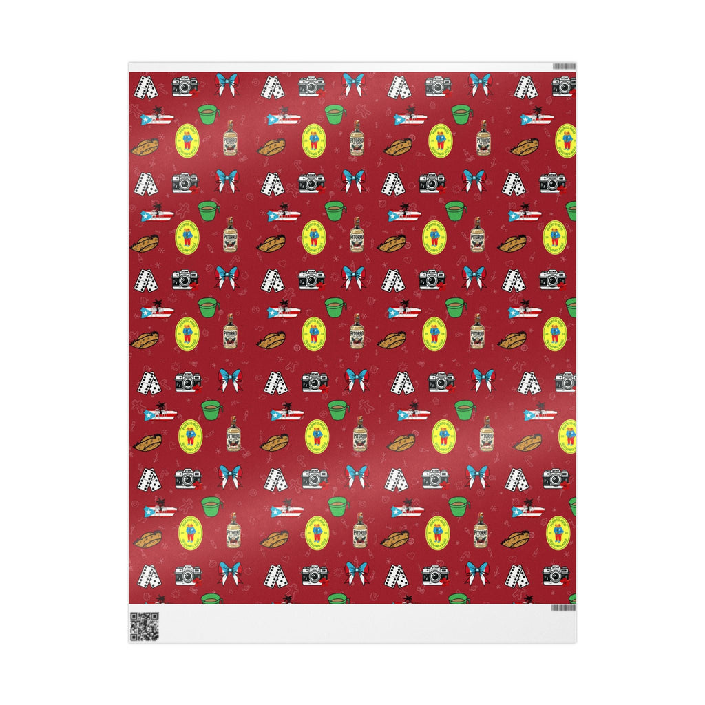 Navidad en Puerto Rico Wrapping Paper – Festive Boricua Holiday Gift Wrap 🇵🇷🎄 - Metamorphosis Creations