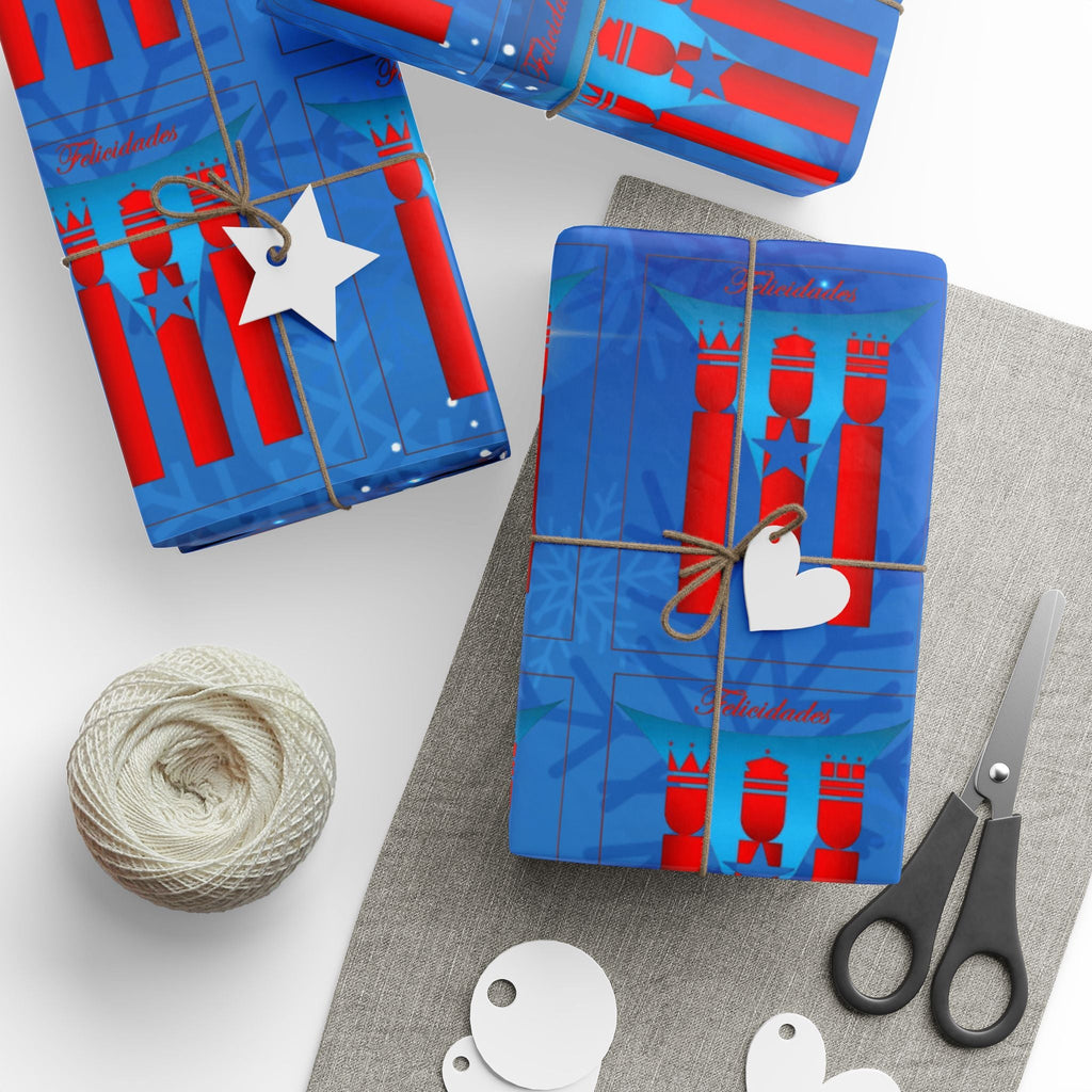 Navidad en Puerto Rico Wrapping Paper – Festive Boricua Holiday Gift Wrap 🇵🇷🎄 - Metamorphosis Creations