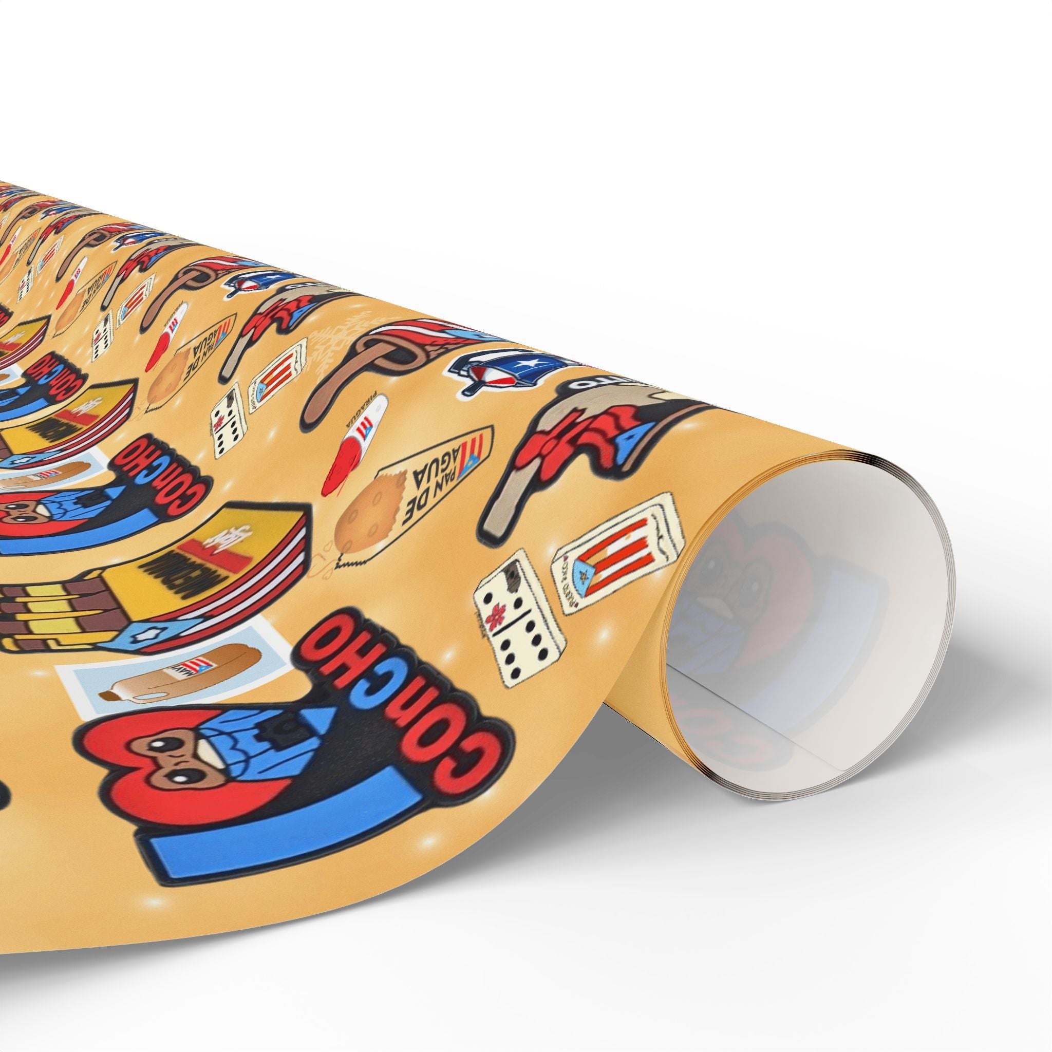 Navidad en Puerto Rico Wrapping Paper – Festive Boricua Holiday Gift Wrap 🇵🇷🎄 - Metamorphosis Creations