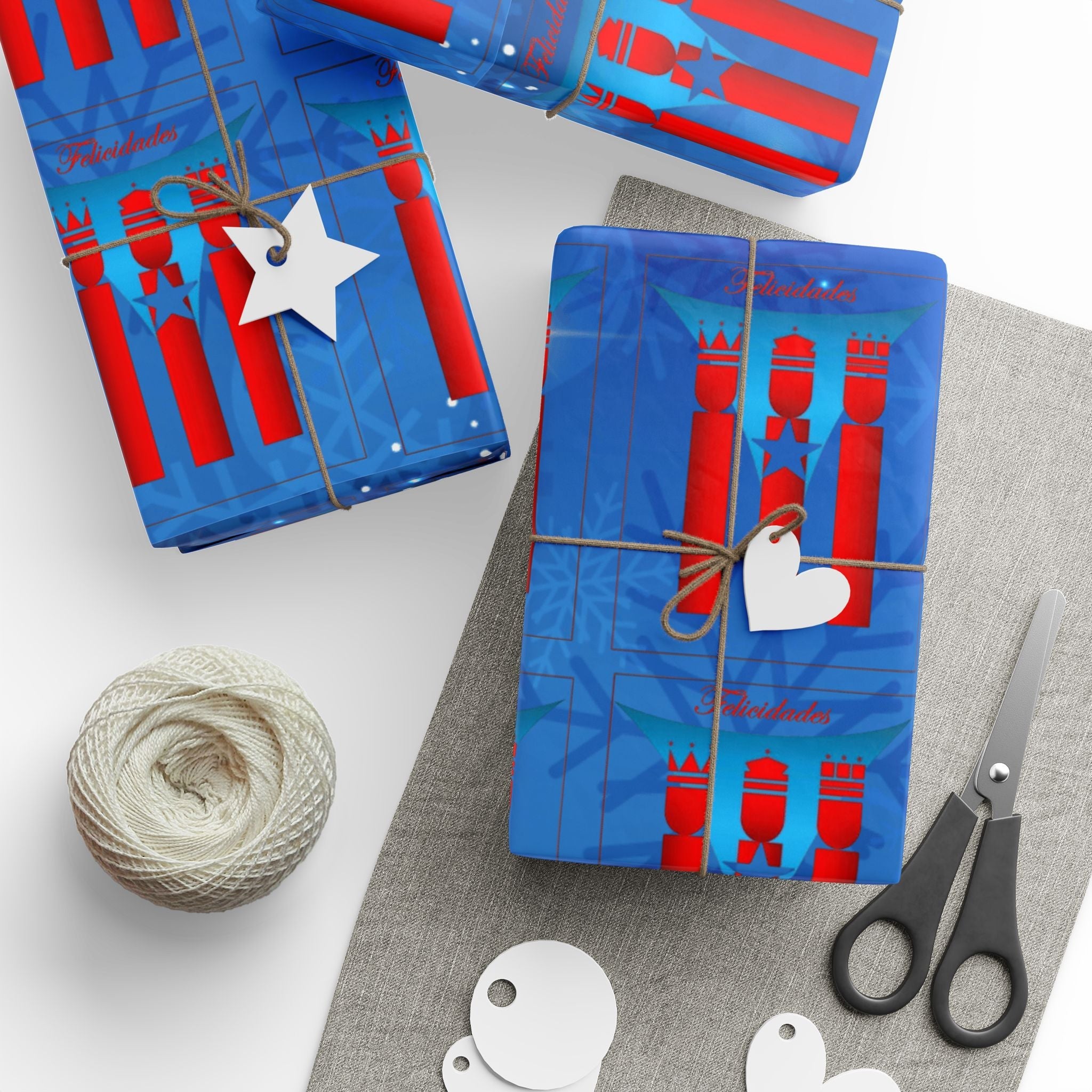 Navidad en Puerto Rico Wrapping Paper – Festive Boricua Holiday Gift Wrap 🇵🇷🎄 - Metamorphosis Creations
