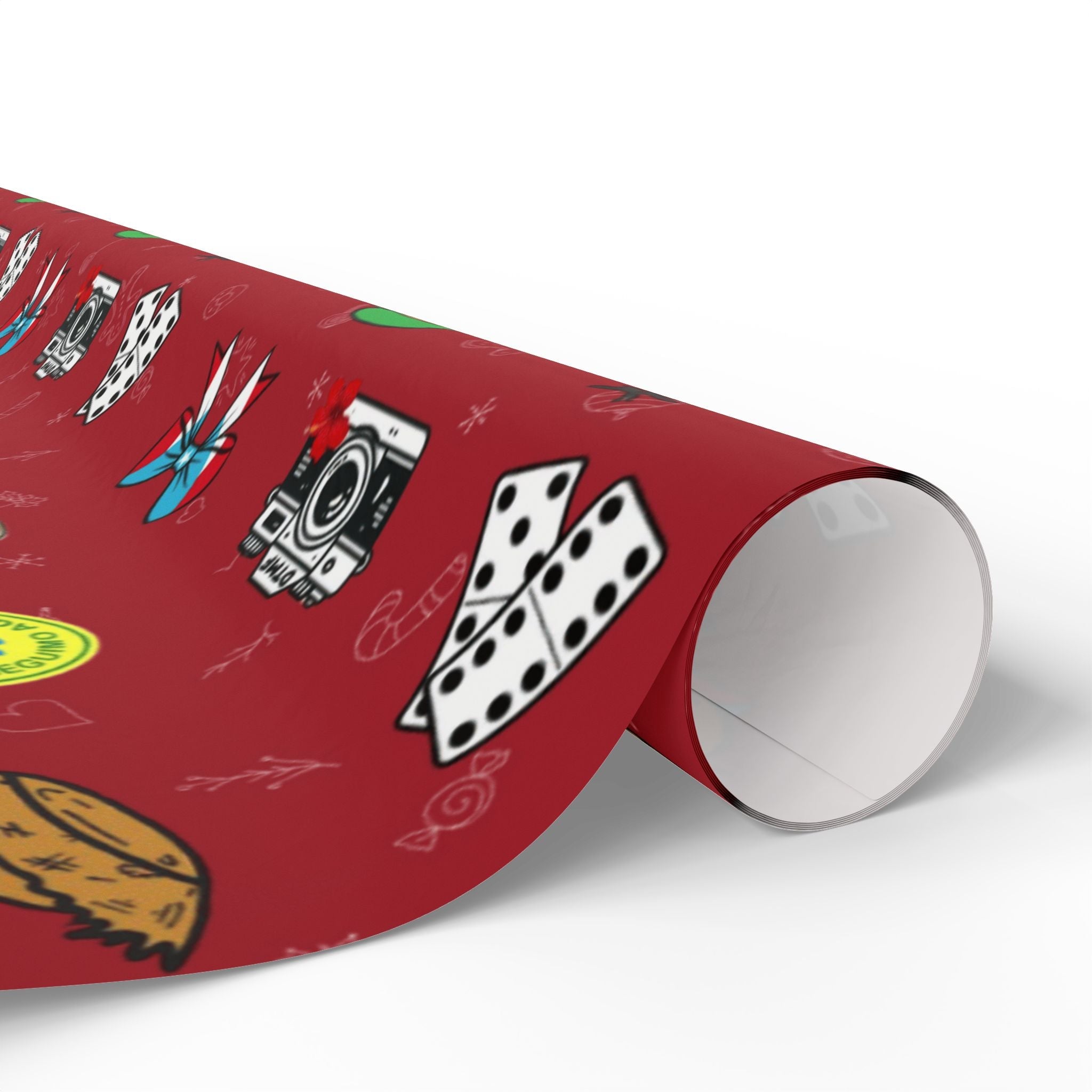 Navidad en Puerto Rico Wrapping Paper – Festive Boricua Holiday Gift Wrap 🇵🇷🎄 - Metamorphosis Creations