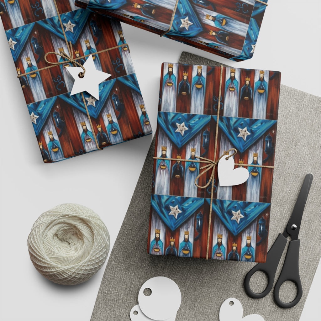 Navidad en Puerto Rico Wrapping Paper – Festive Boricua Holiday Gift Wrap 🇵🇷🎄 - Metamorphosis Creations