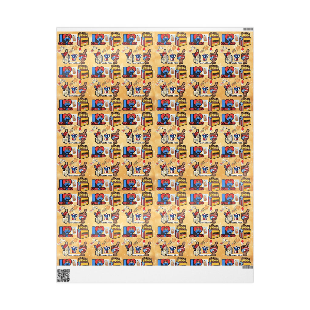 Navidad en Puerto Rico Wrapping Paper – Festive Boricua Holiday Gift Wrap 🇵🇷🎄 - Metamorphosis Creations