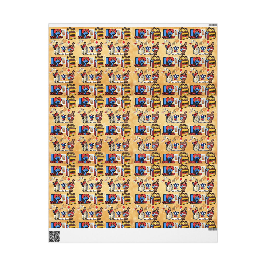 Navidad en Puerto Rico Wrapping Paper – Festive Boricua Holiday Gift Wrap 🇵🇷🎄 - Metamorphosis Creations