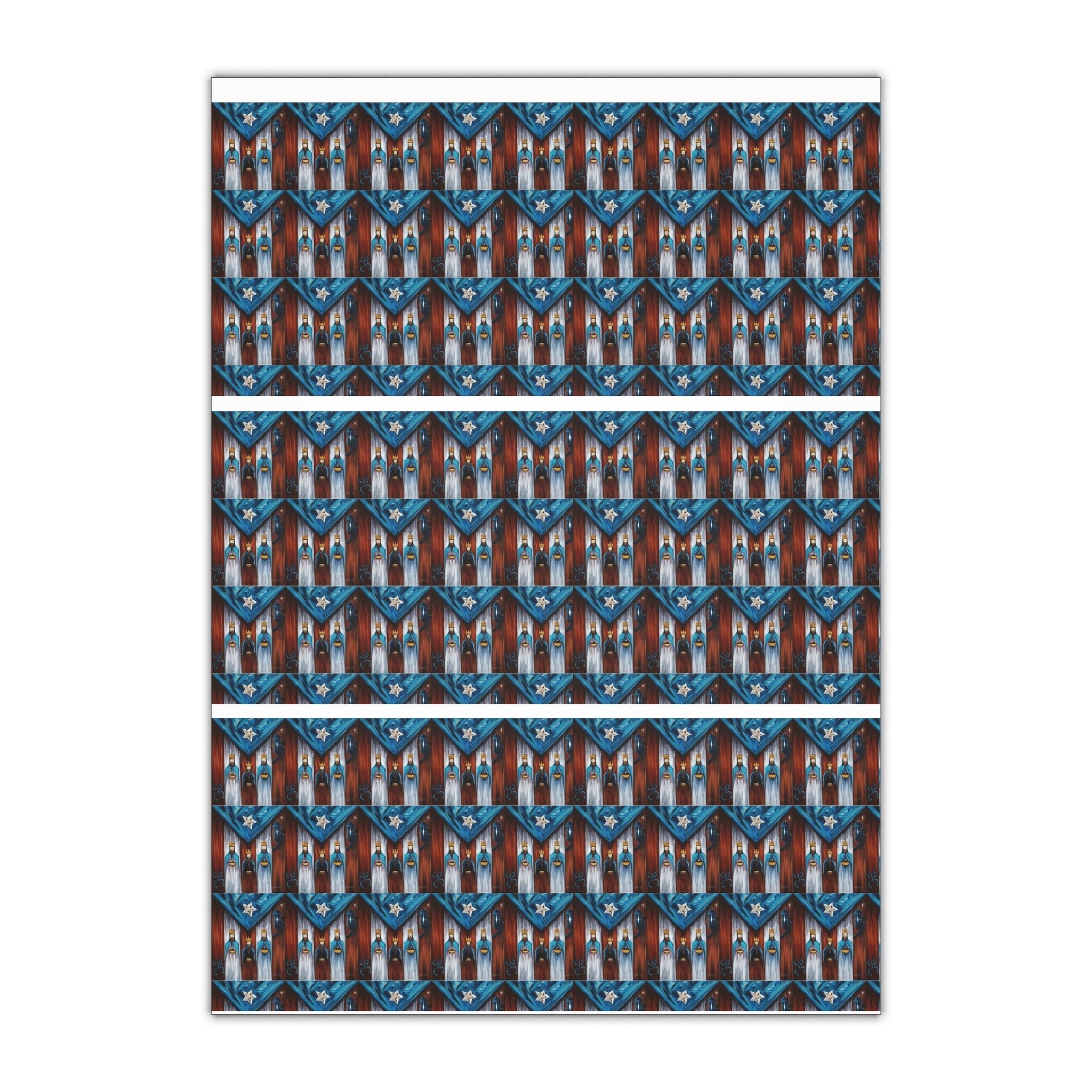 Navidad en Puerto Rico Wrapping Paper – Festive Boricua Holiday Gift Wrap 🇵🇷🎄 - Metamorphosis Creations