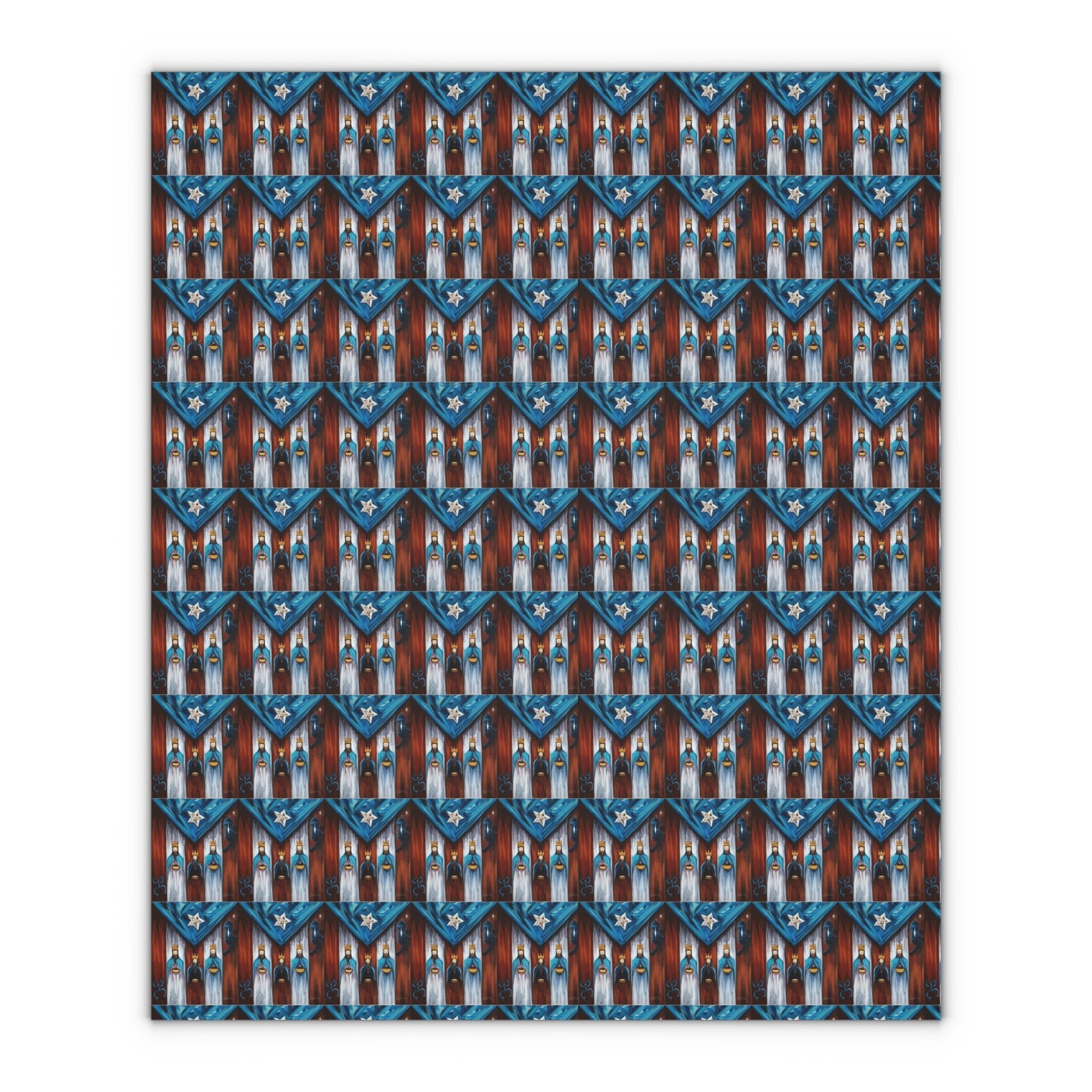 Navidad en Puerto Rico Wrapping Paper – Festive Boricua Holiday Gift Wrap 🇵🇷🎄 - Metamorphosis Creations