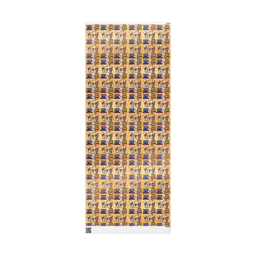 Navidad en Puerto Rico Wrapping Paper – Festive Boricua Holiday Gift Wrap 🇵🇷🎄 - Metamorphosis Creations