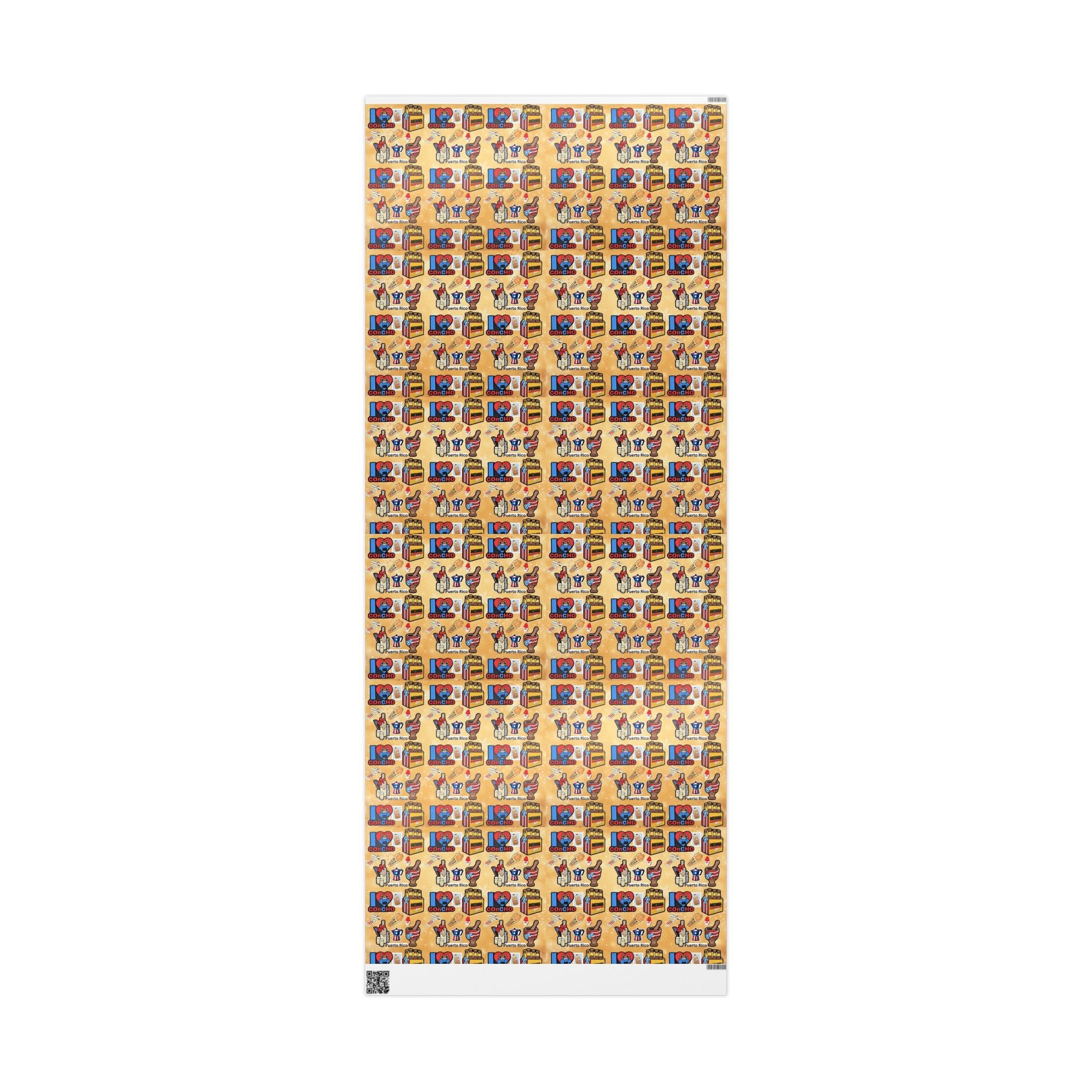Navidad en Puerto Rico Wrapping Paper – Festive Boricua Holiday Gift Wrap 🇵🇷🎄 - Metamorphosis Creations